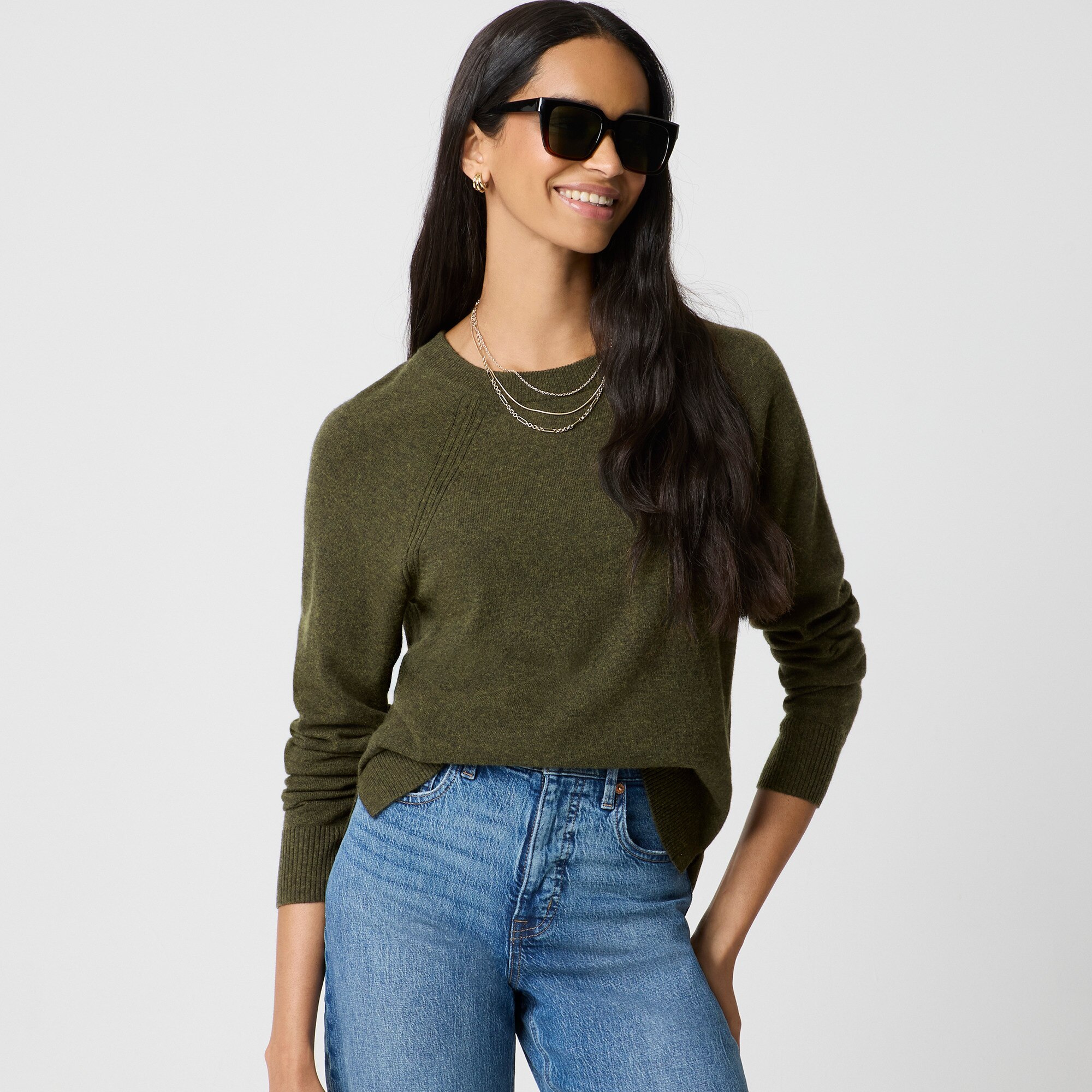 Wool-blend boyfriend sweater