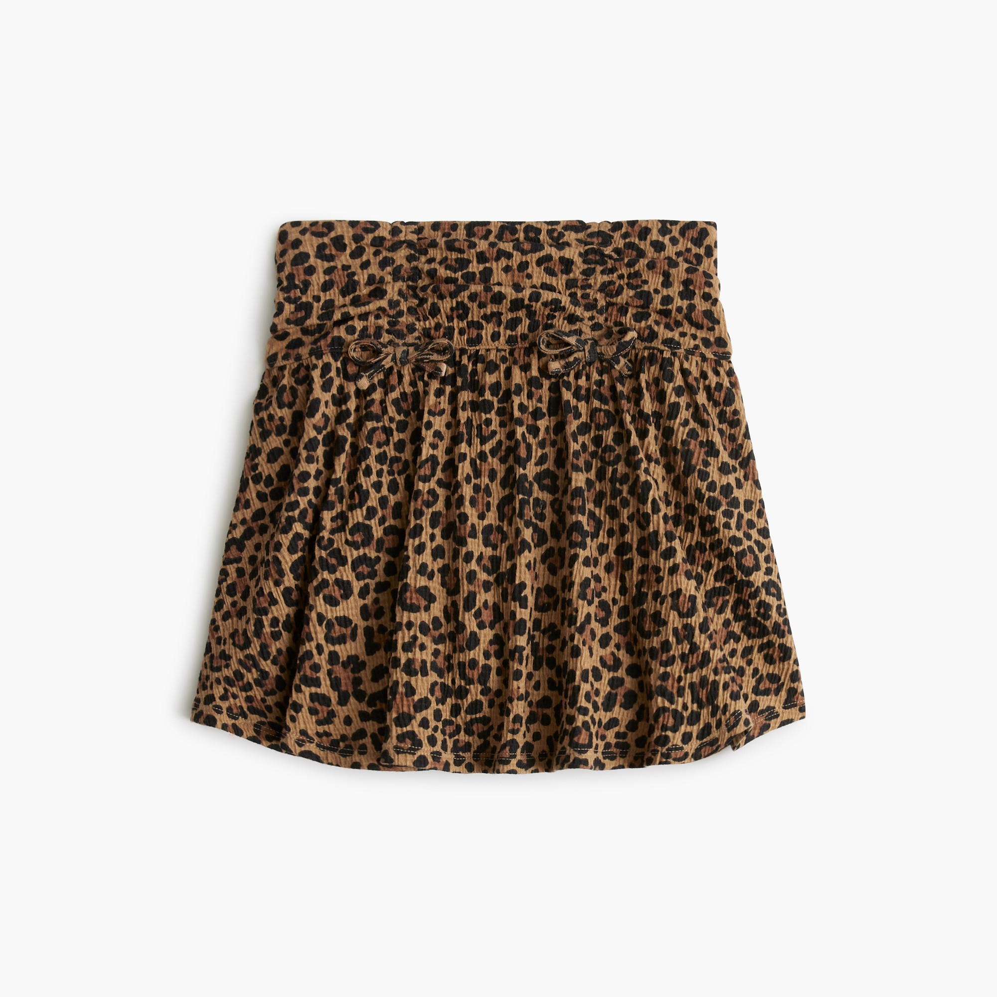Girls leopard crinkle-knit skort 48$