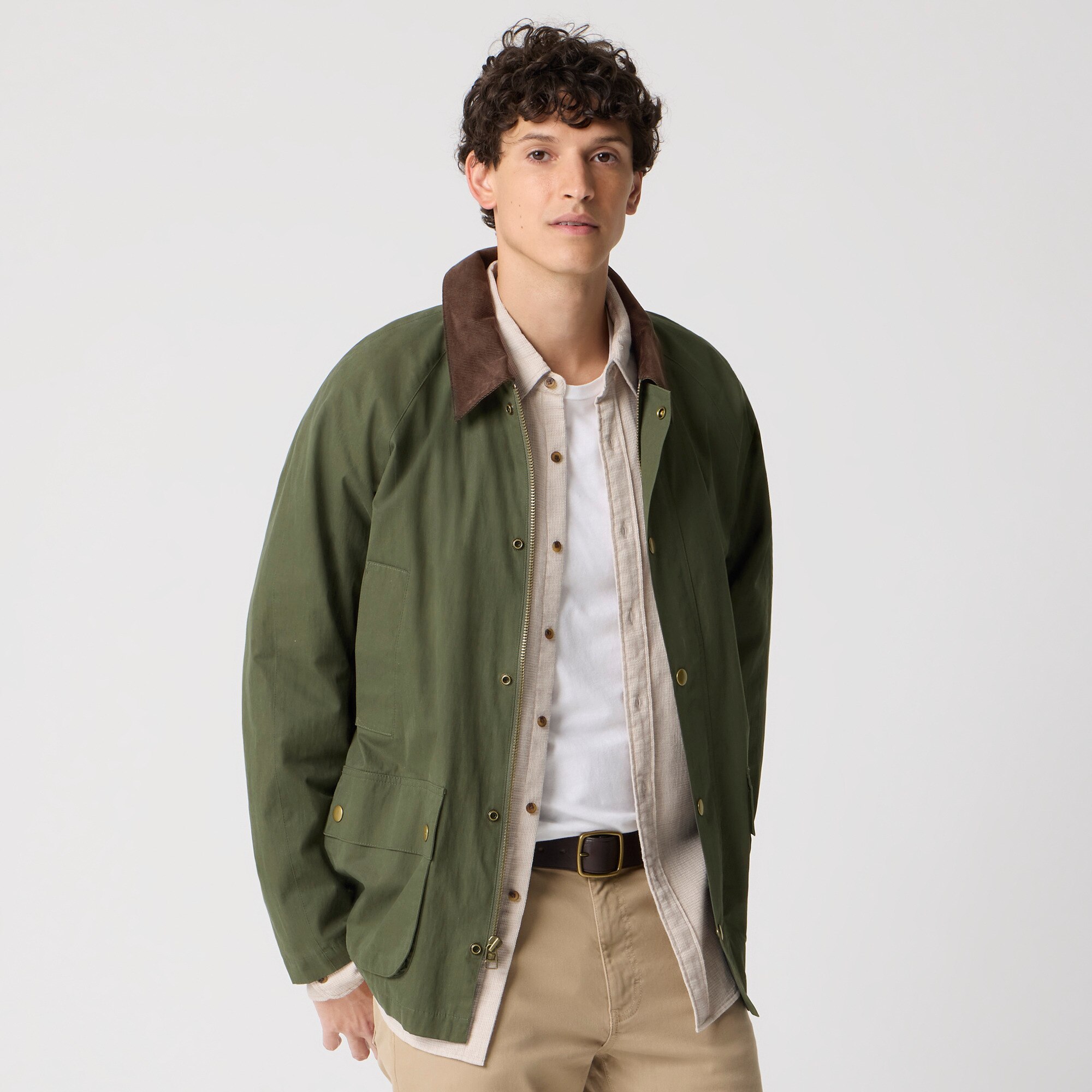 Cotton-blend field jacket
