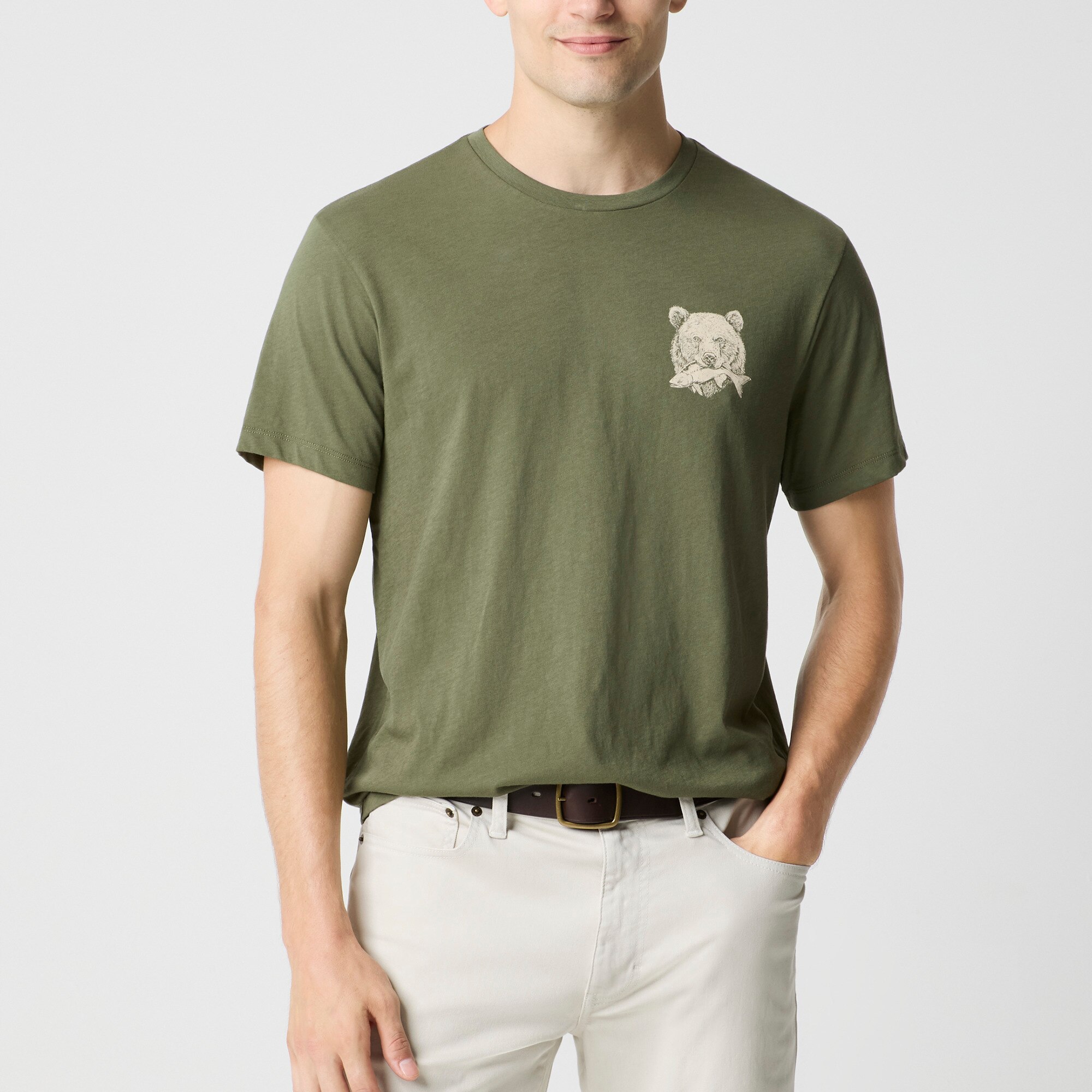 Hungry bear graphic tee