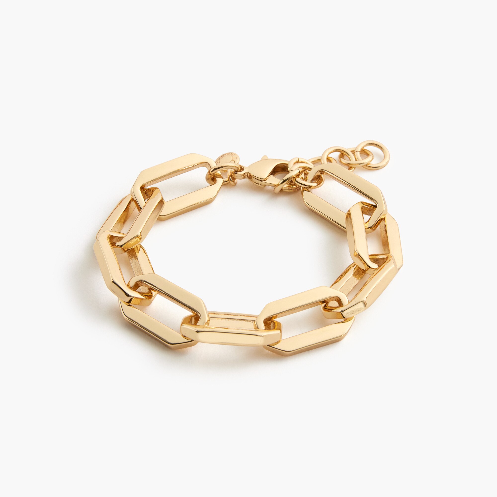 Rectangle link statement bracelet 20$