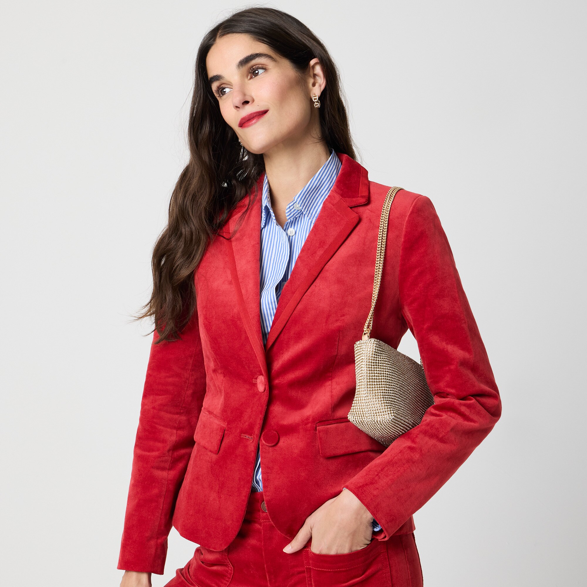 Velvet schoolboy blazer