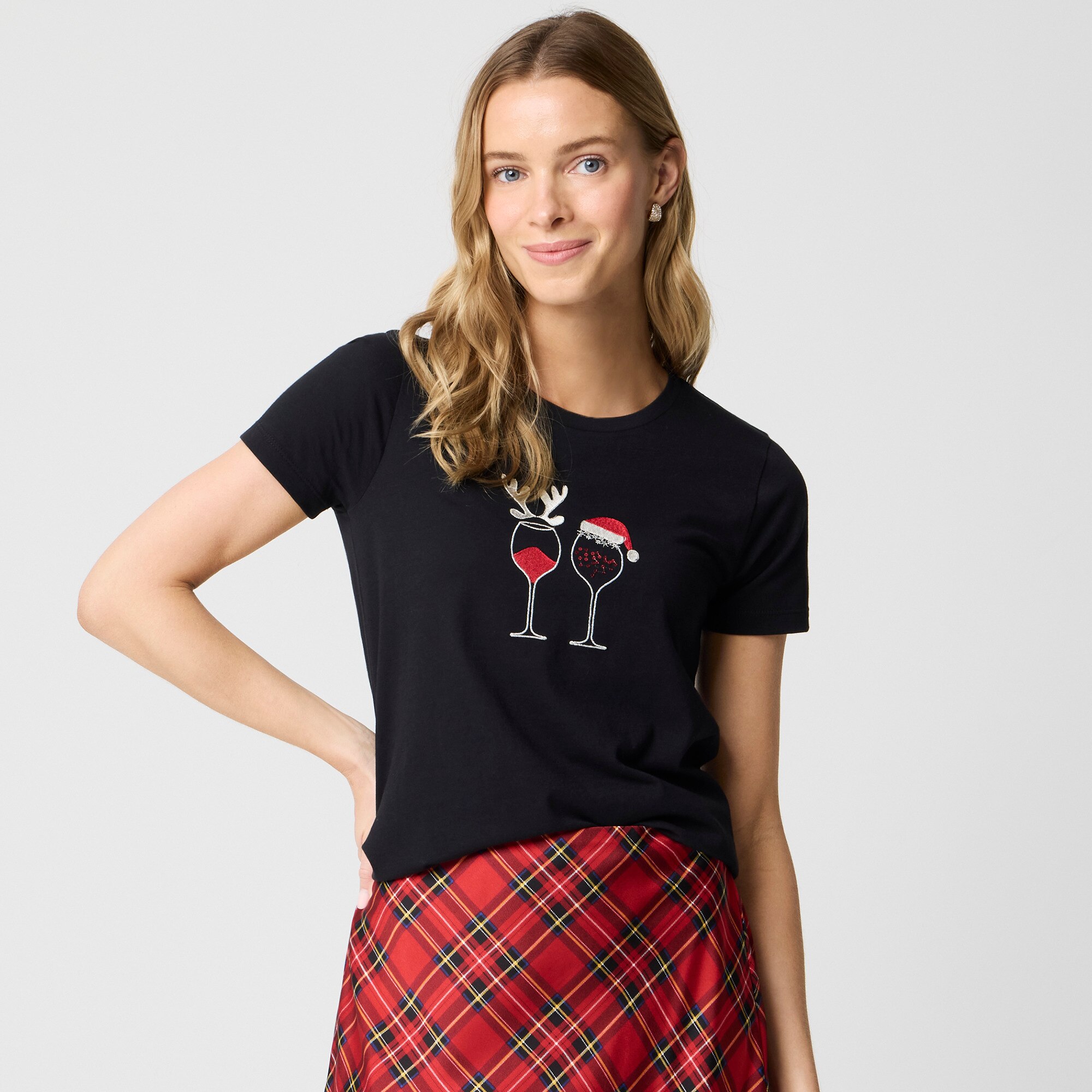Holiday drinks graphic tee