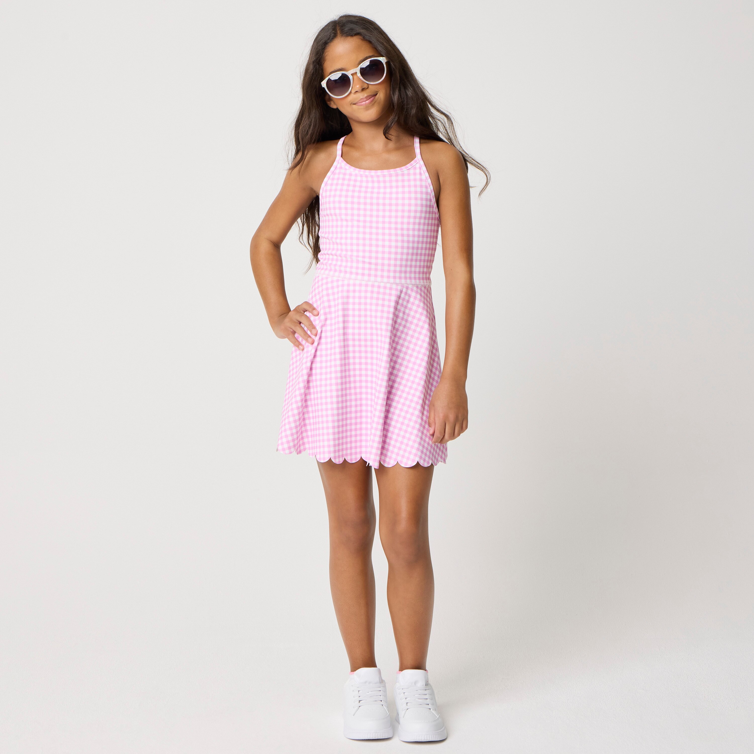 Girls scallop-hem active dress 30$