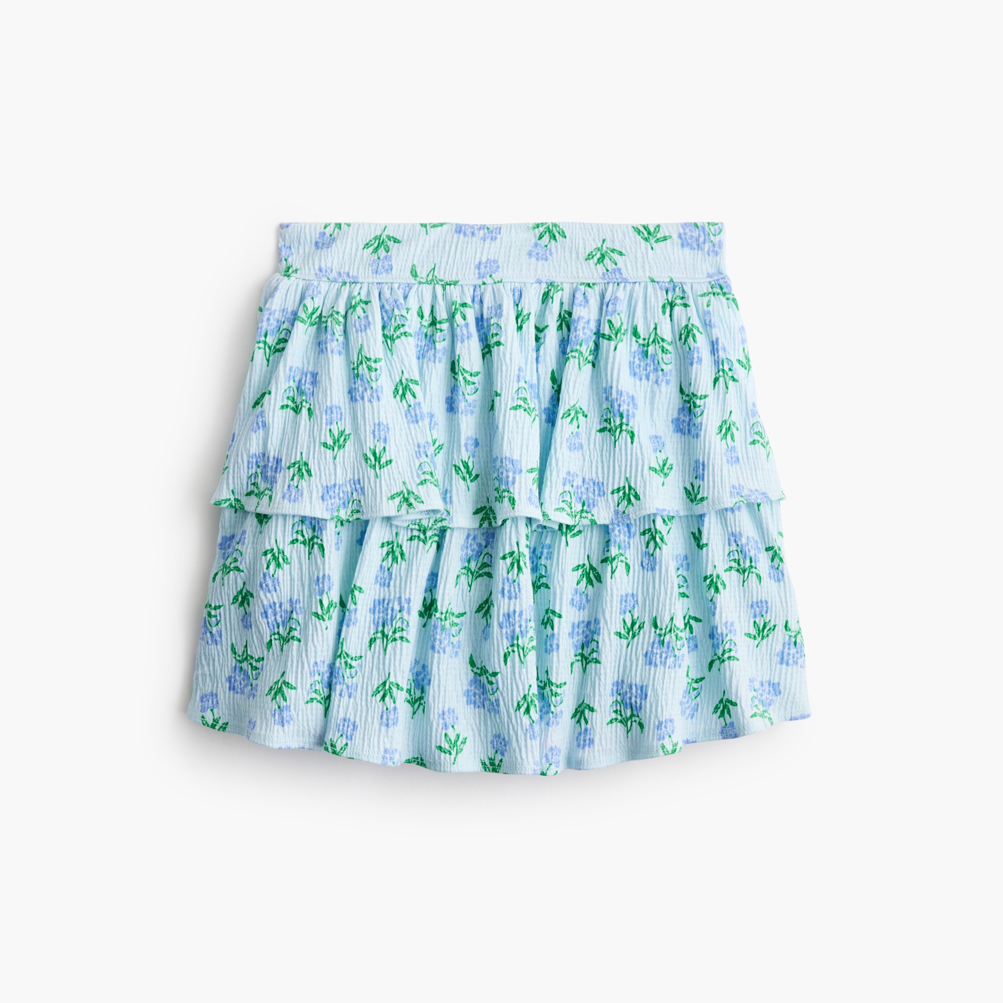 Girls floral crinkle-knit skort 55$