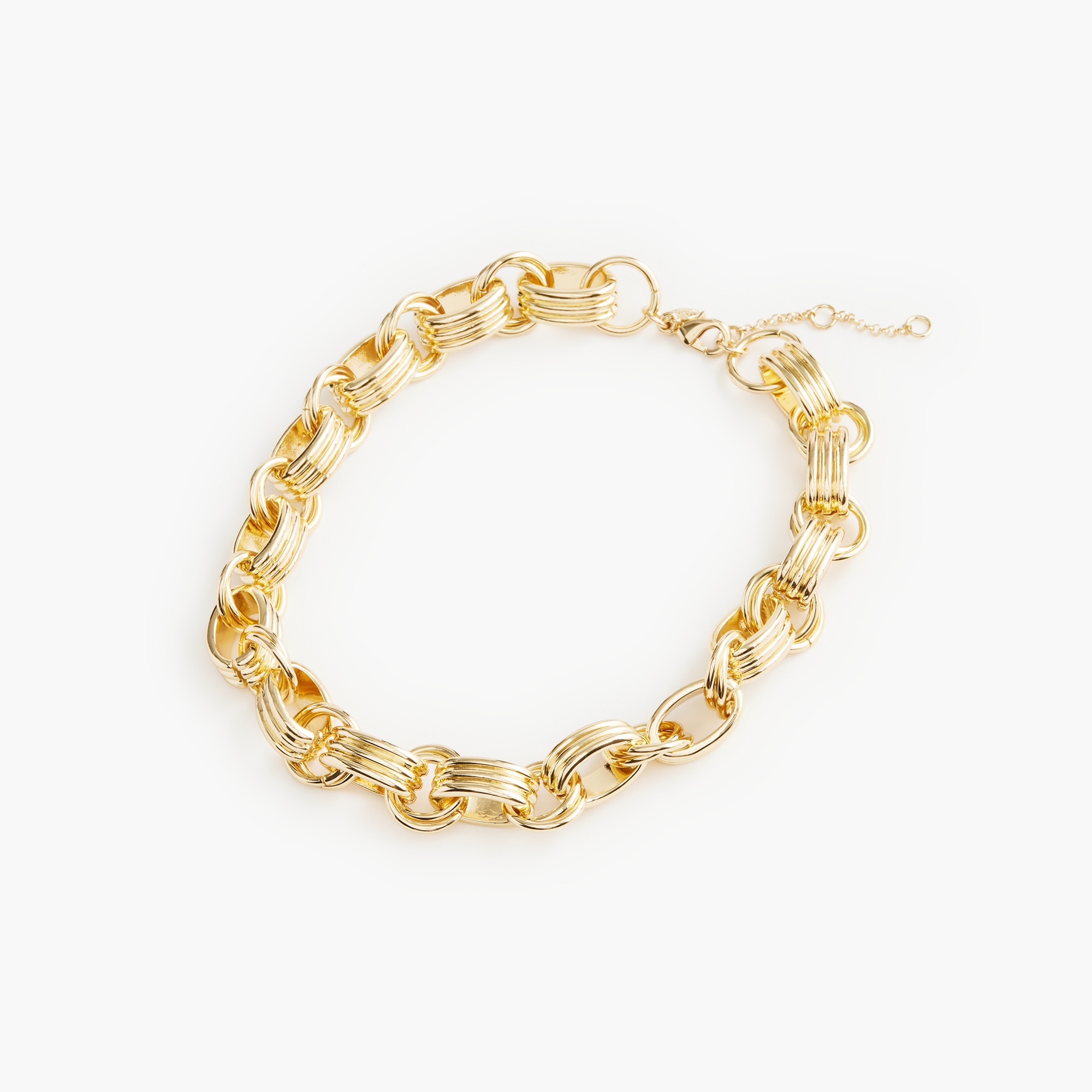 Puffy links necklace