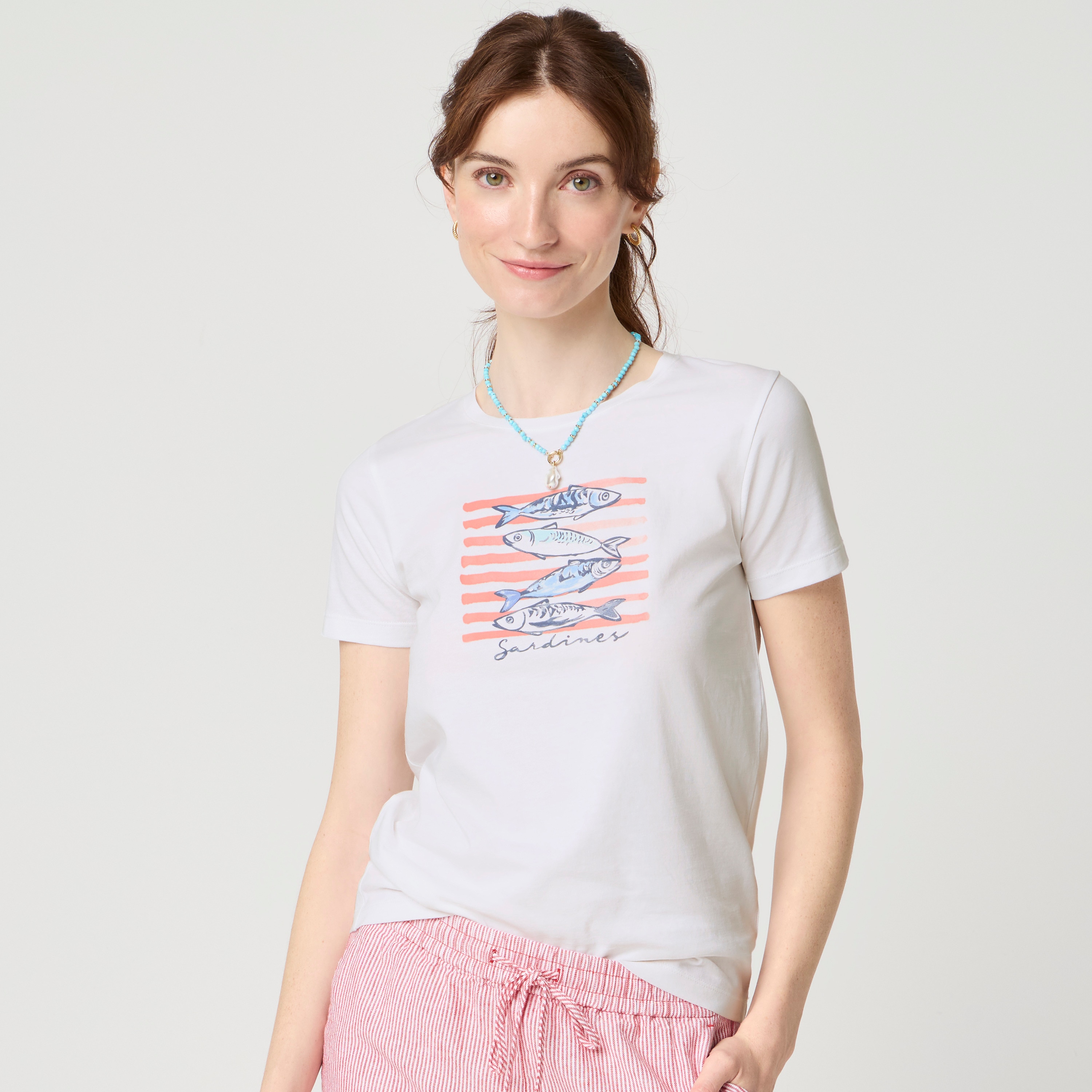 Sardines graphic tee
