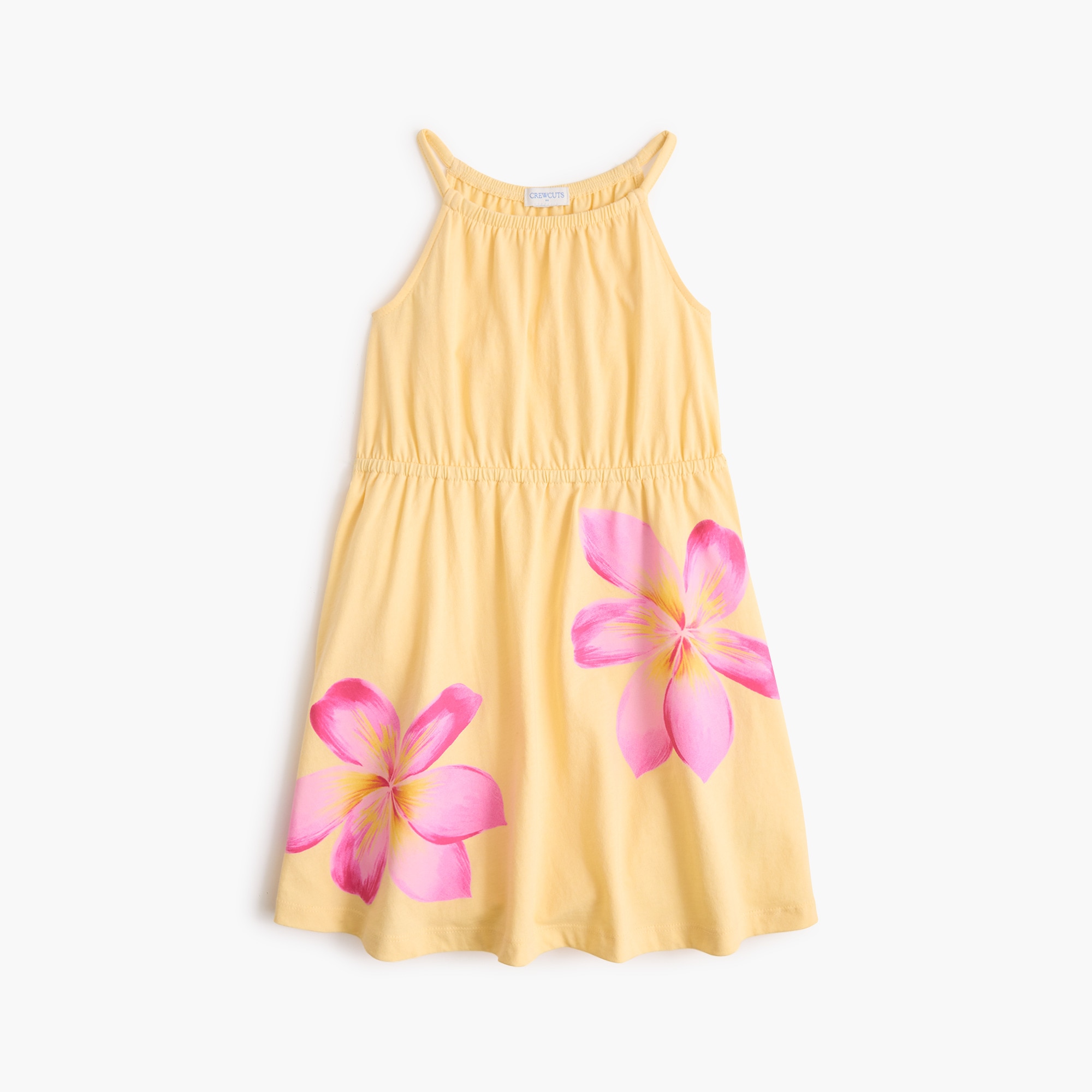 Girls knit tropical flowers dress 24$