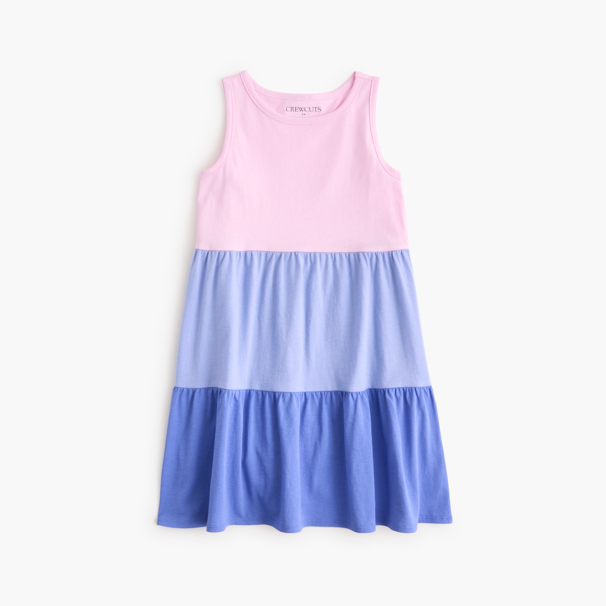 Girls colorblock knit tank dress 30$