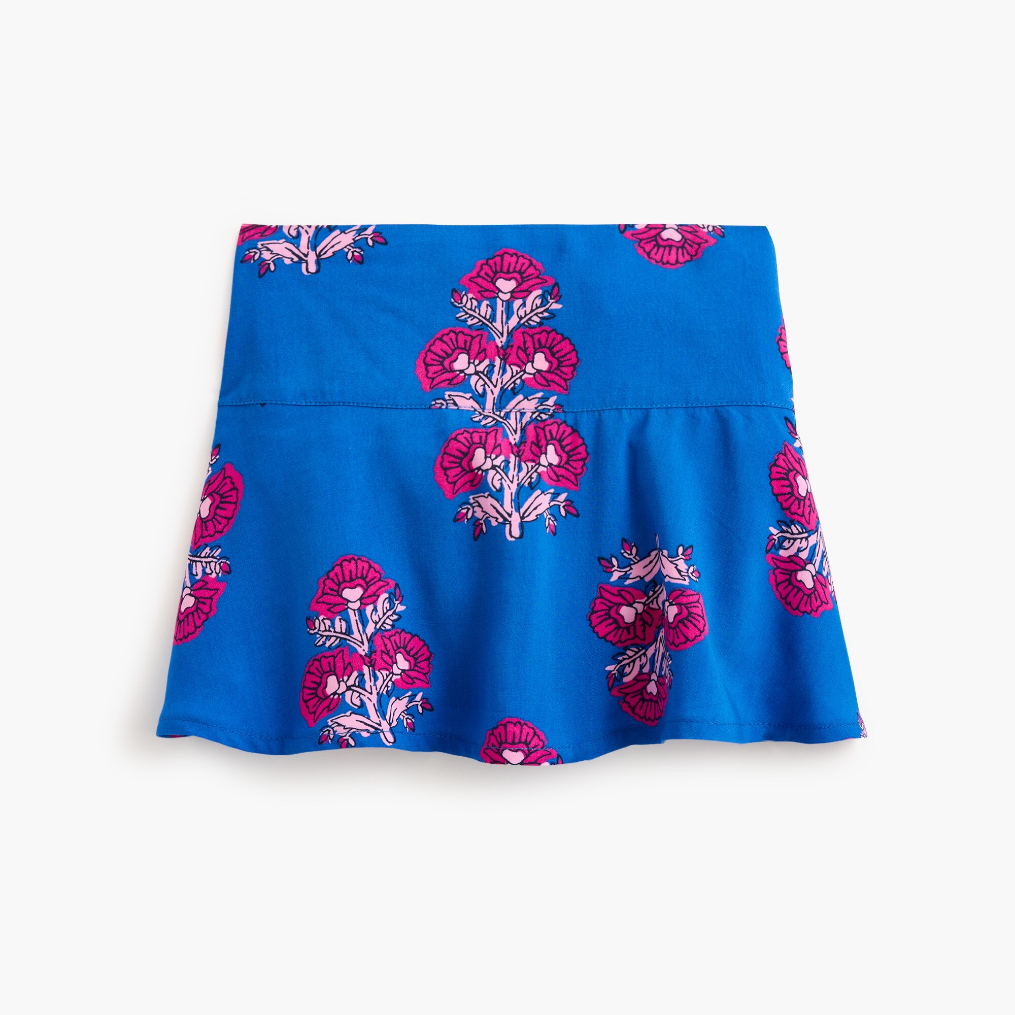 Girls block-print skort 24$
