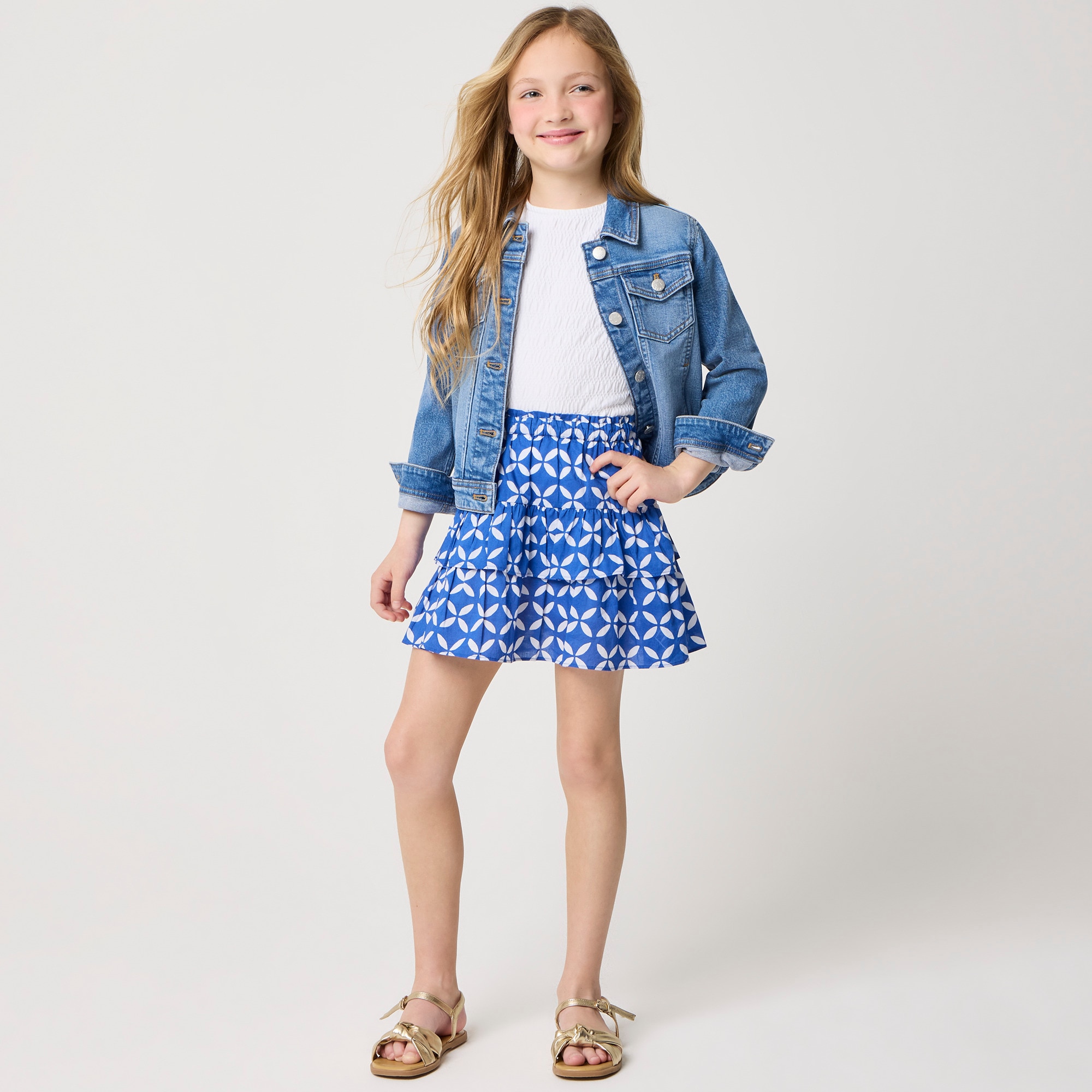 Girls ruffle skort $30