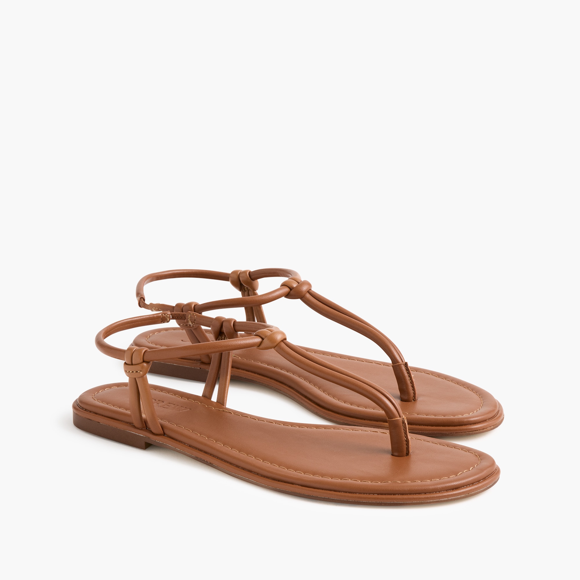 Knotted thong sandals