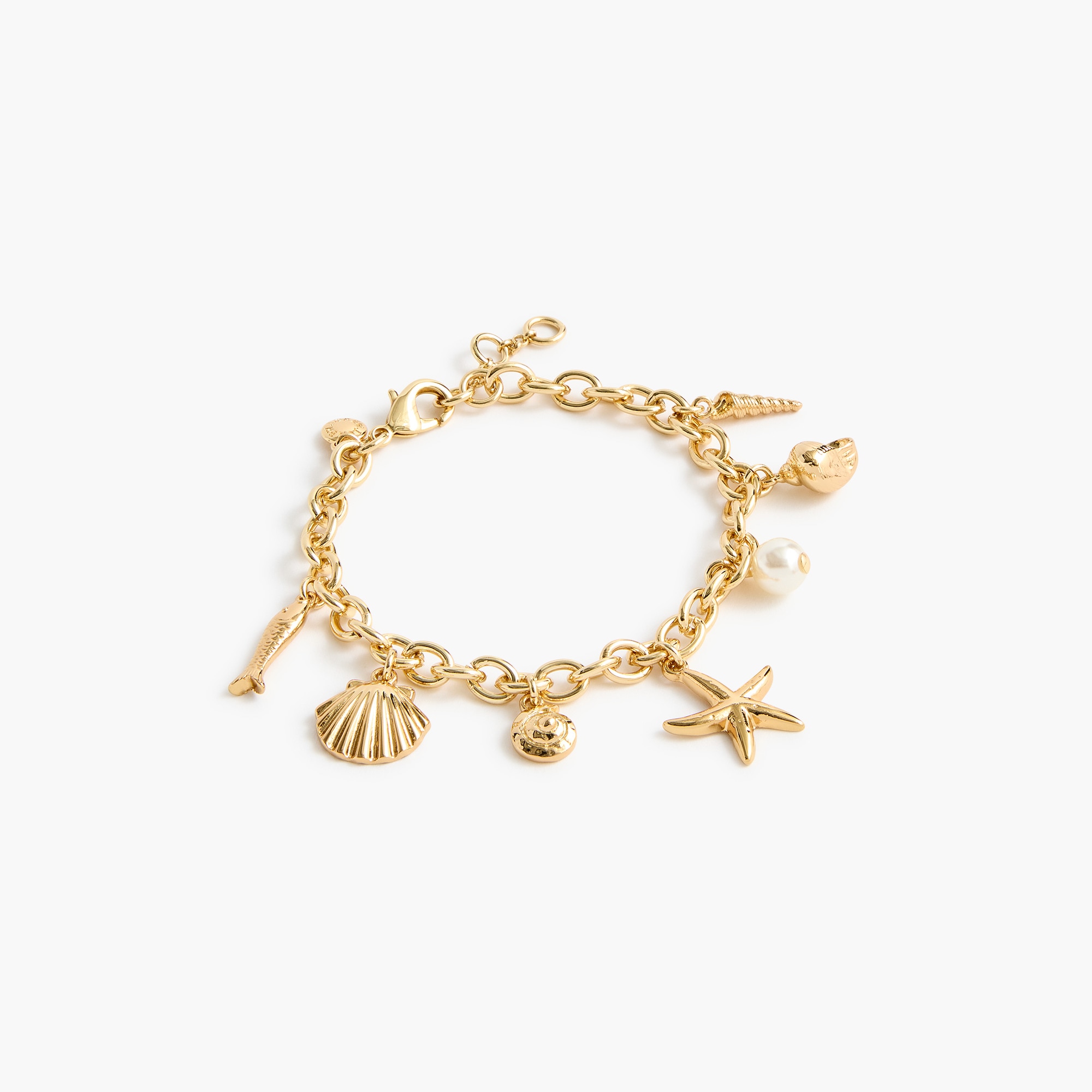 Seashell charm bracelet 17$