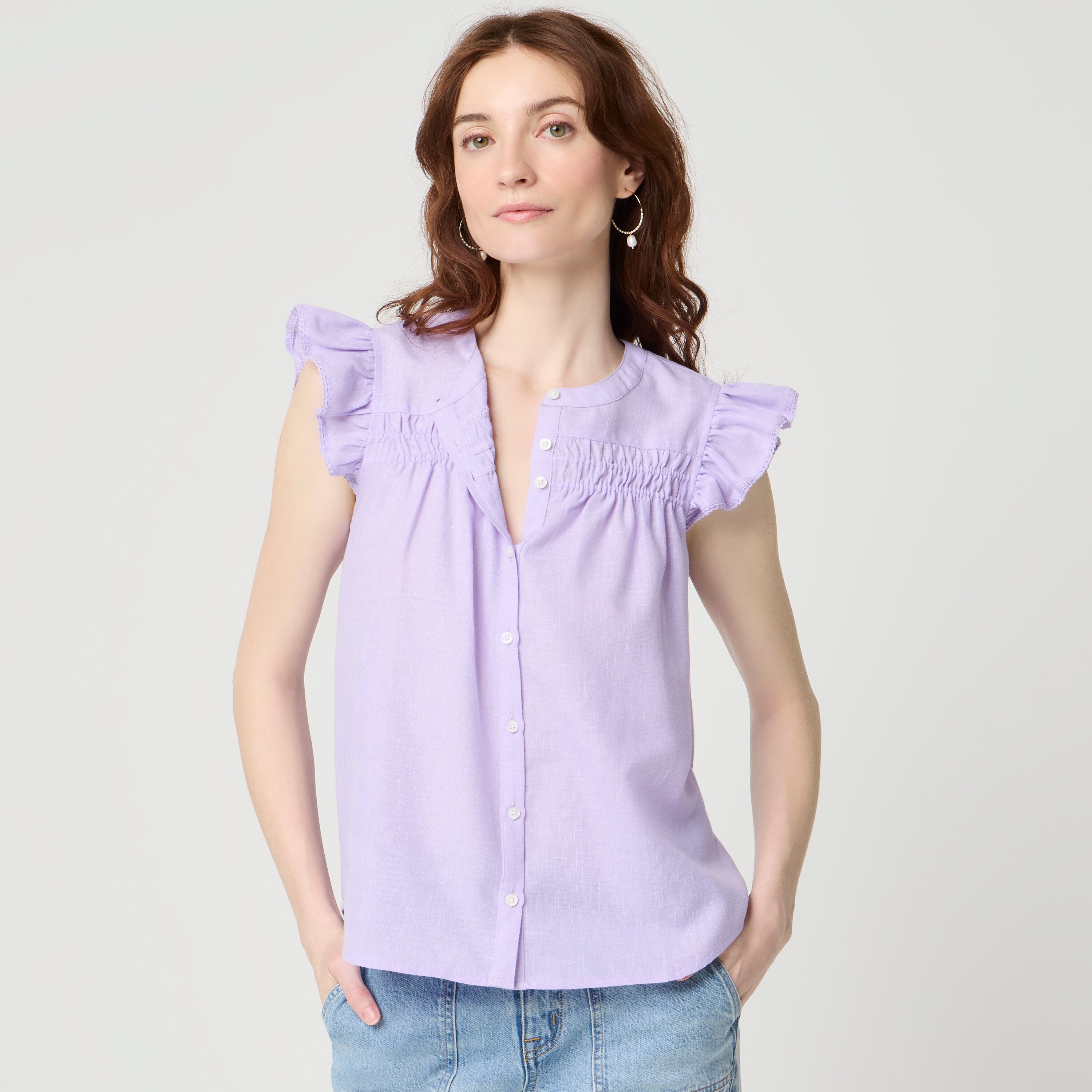 Flutter-sleeve top