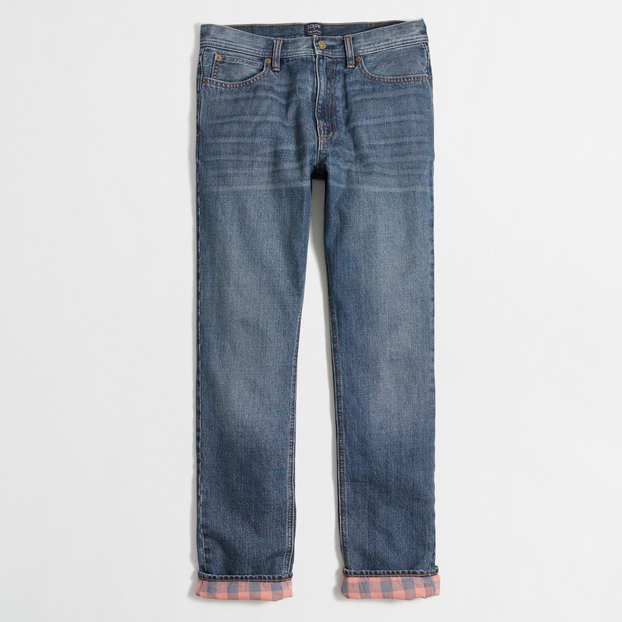 J.Crew Factory Sutton flannellined jean