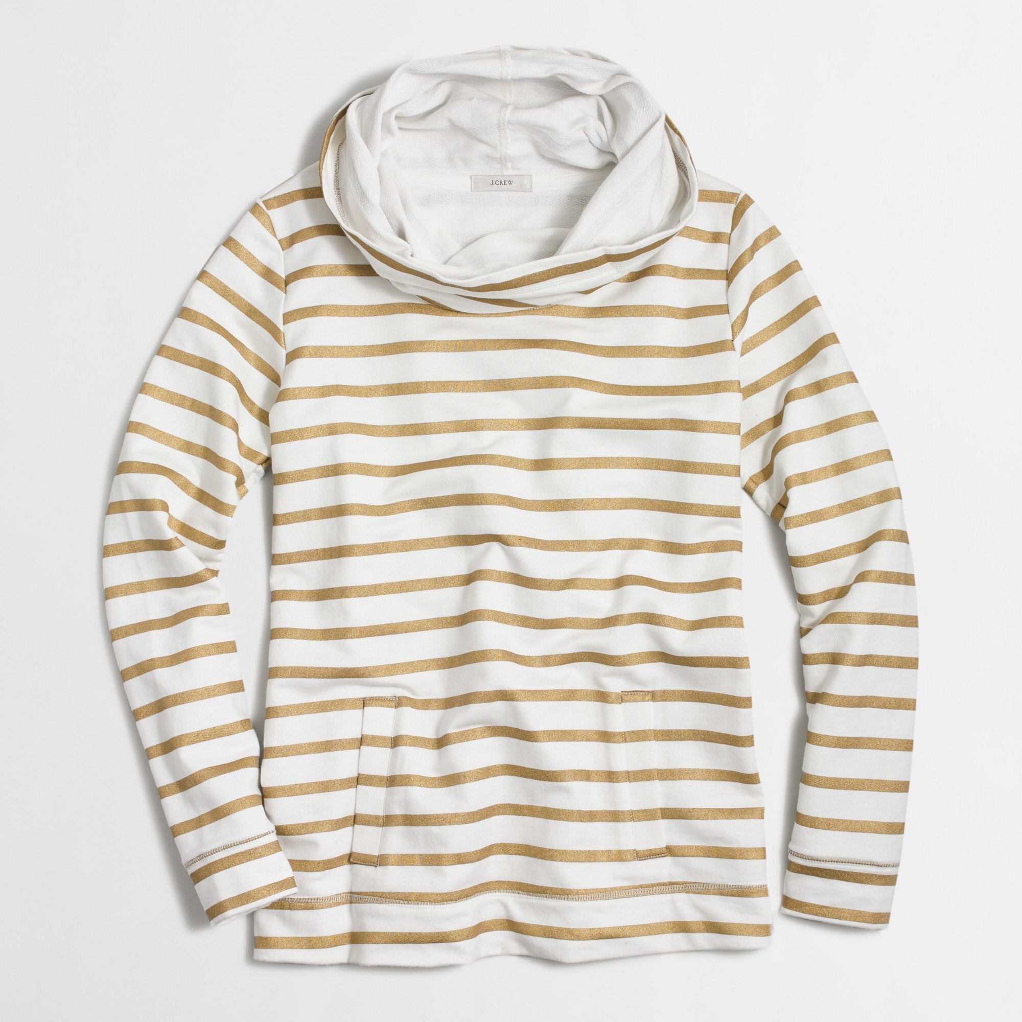 j crew factory funnel neck sweatshirt