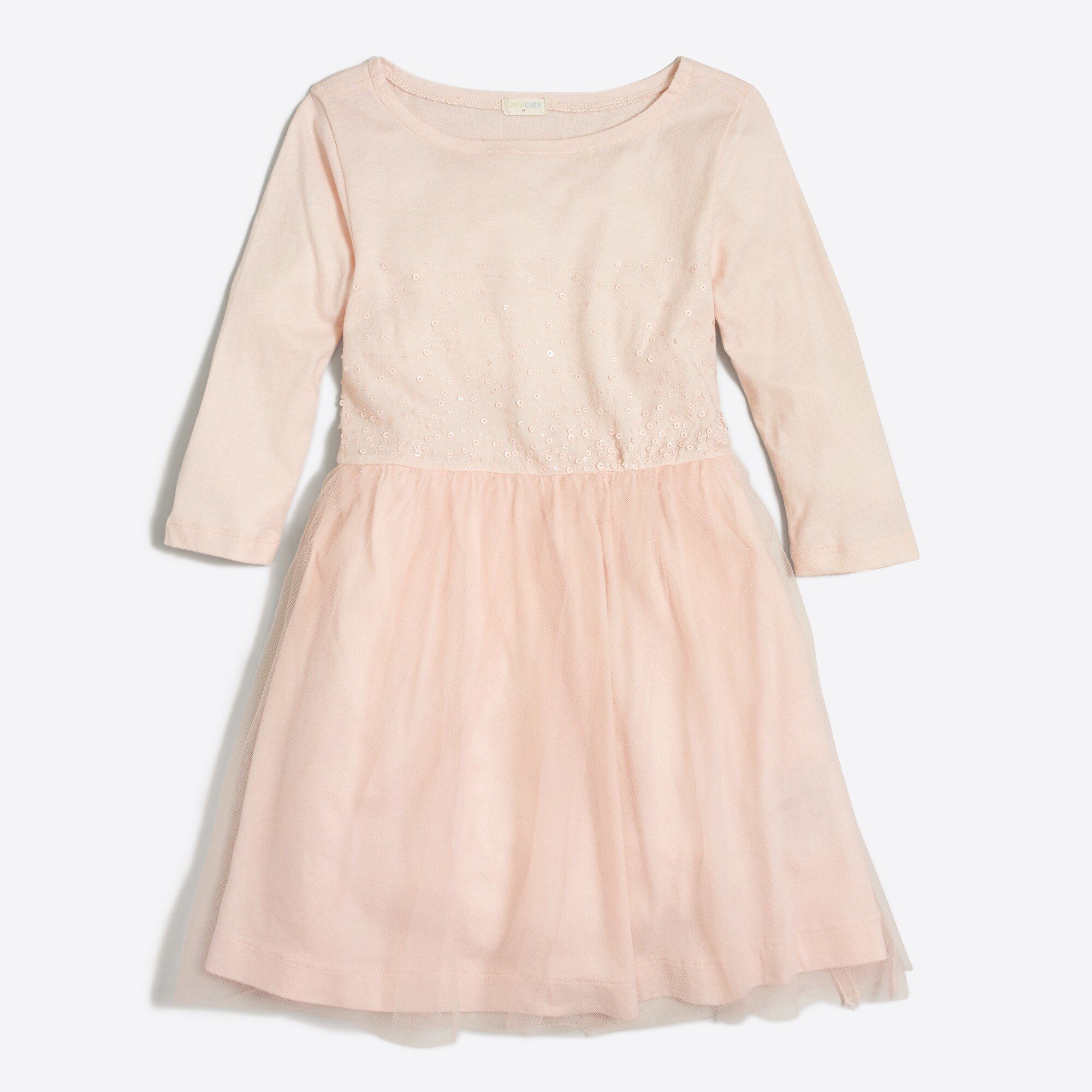 girls sequin tulle dress