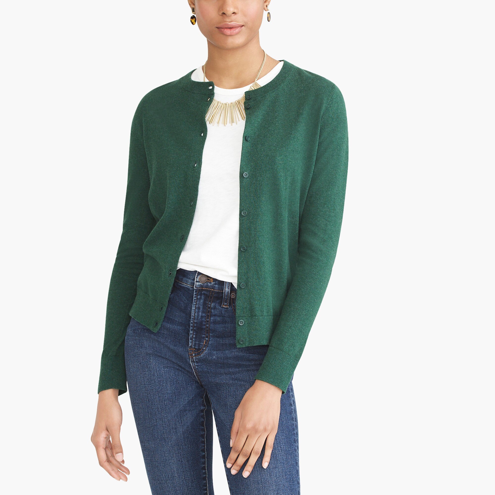 J.Crew Factory Cotton Caryn cardigan sweater