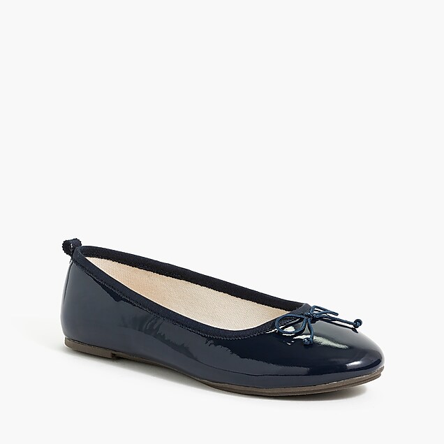 J.Crew Factory: Girls' classic patent leather ballet flats