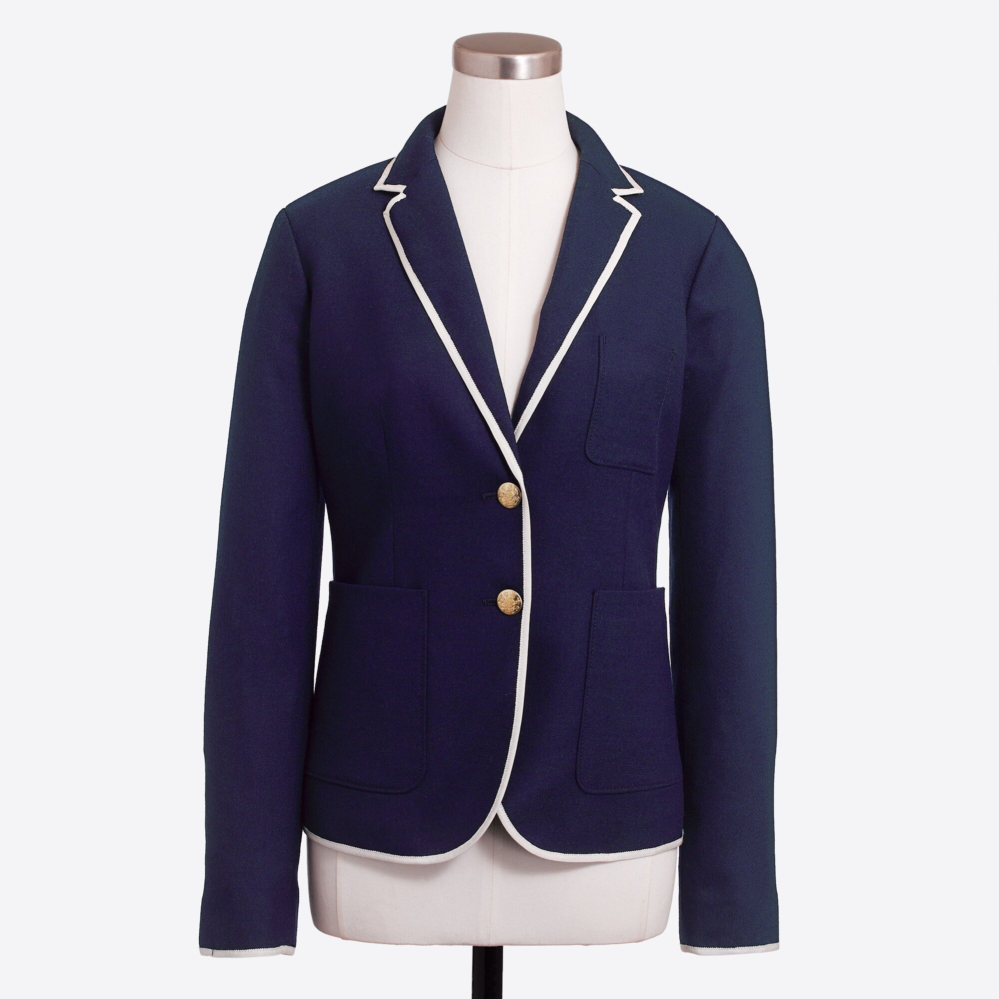 J.Crew Factory Tipped schoolboy blazer