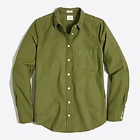 J.Crew Factory: Sunwashed garment-dyed oxford shirt in boy fit