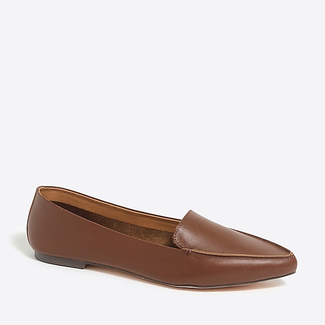 women's edie leather loafers - women's flats