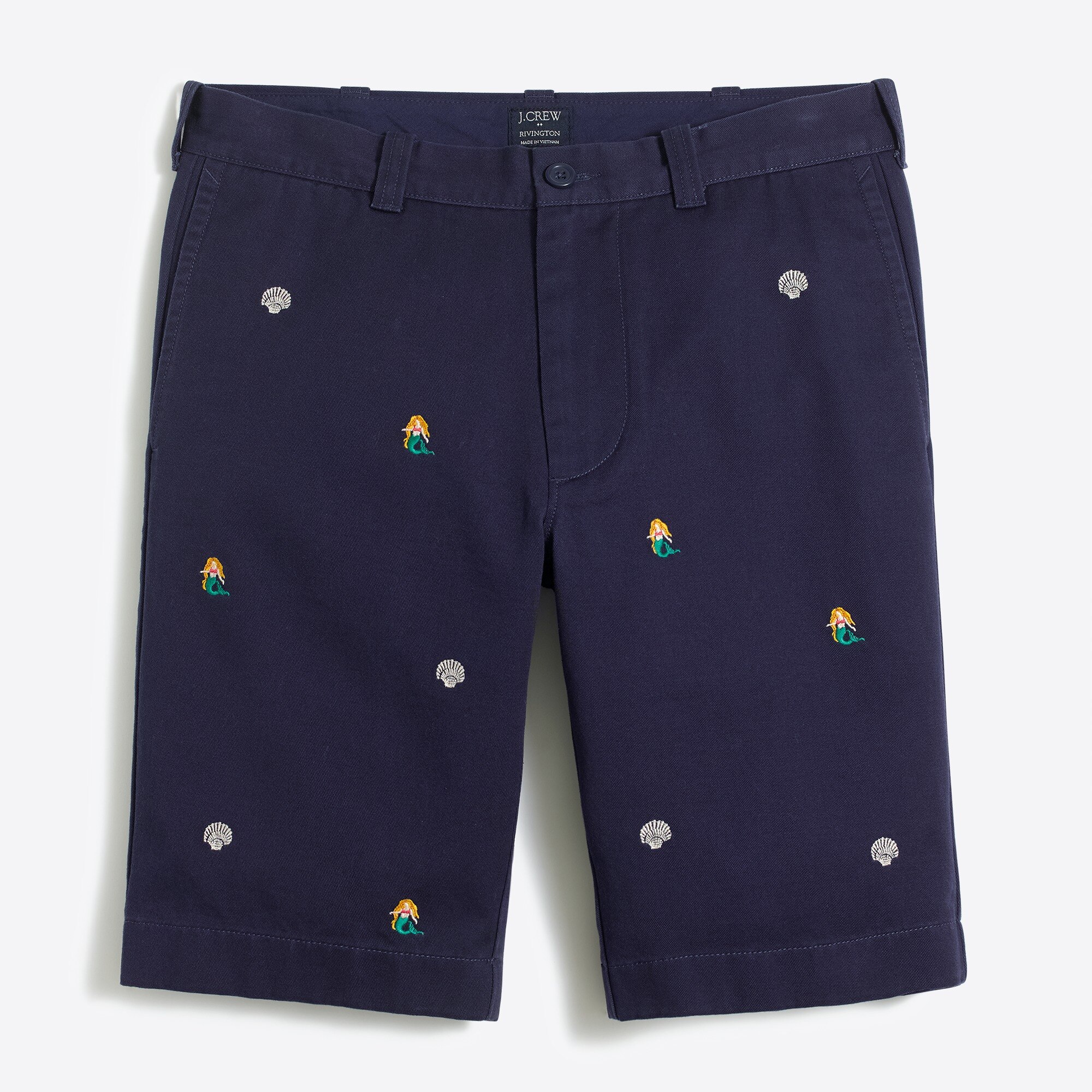 J.Crew Factory 11 embroidered Rivington short