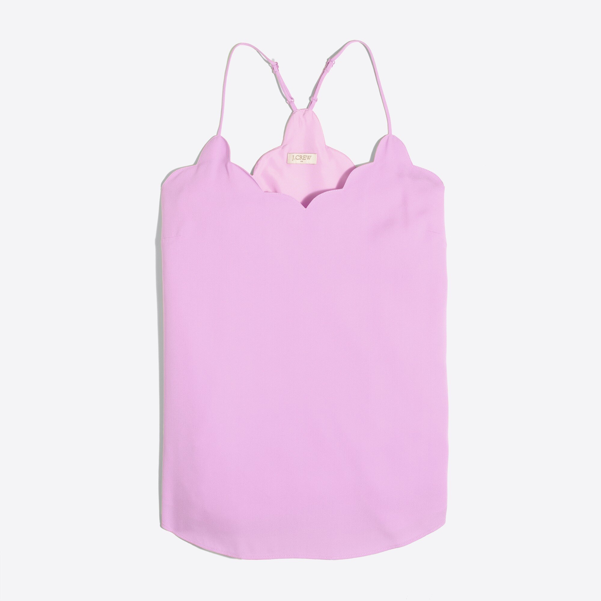 scalloped cami top : factorywomen blouses & tops