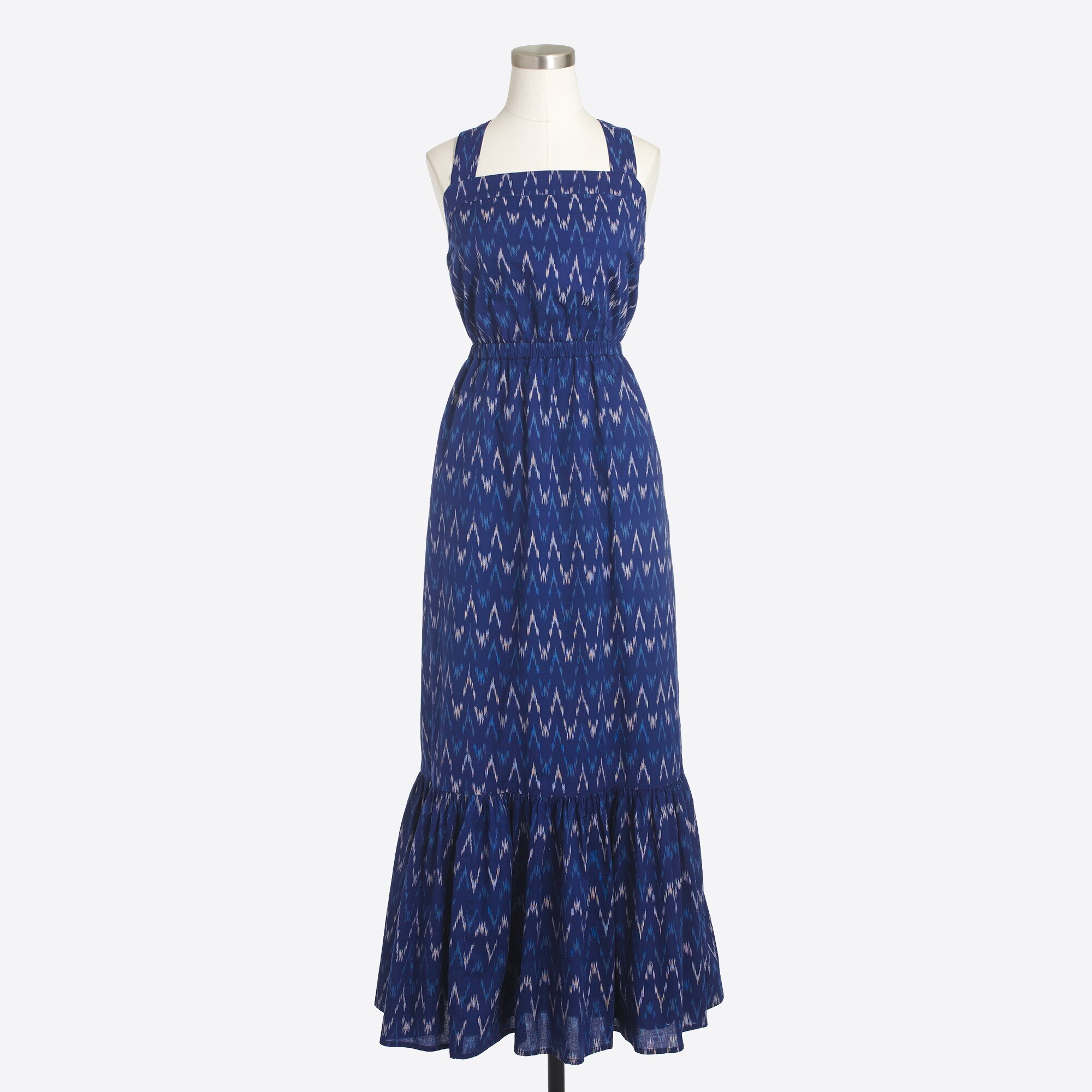 ikat cotton maxi dress