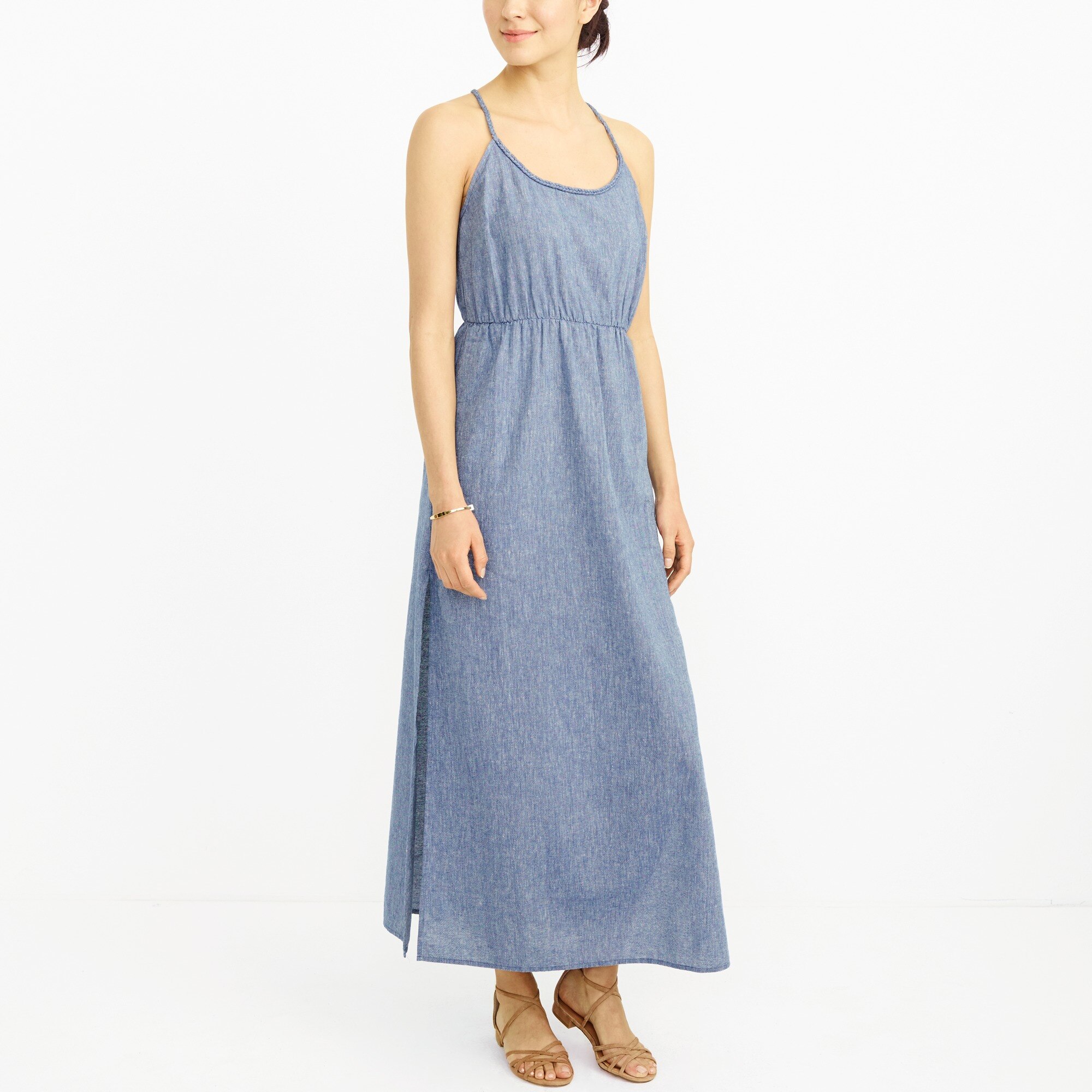 J.Crew Factory Linen maxi dress