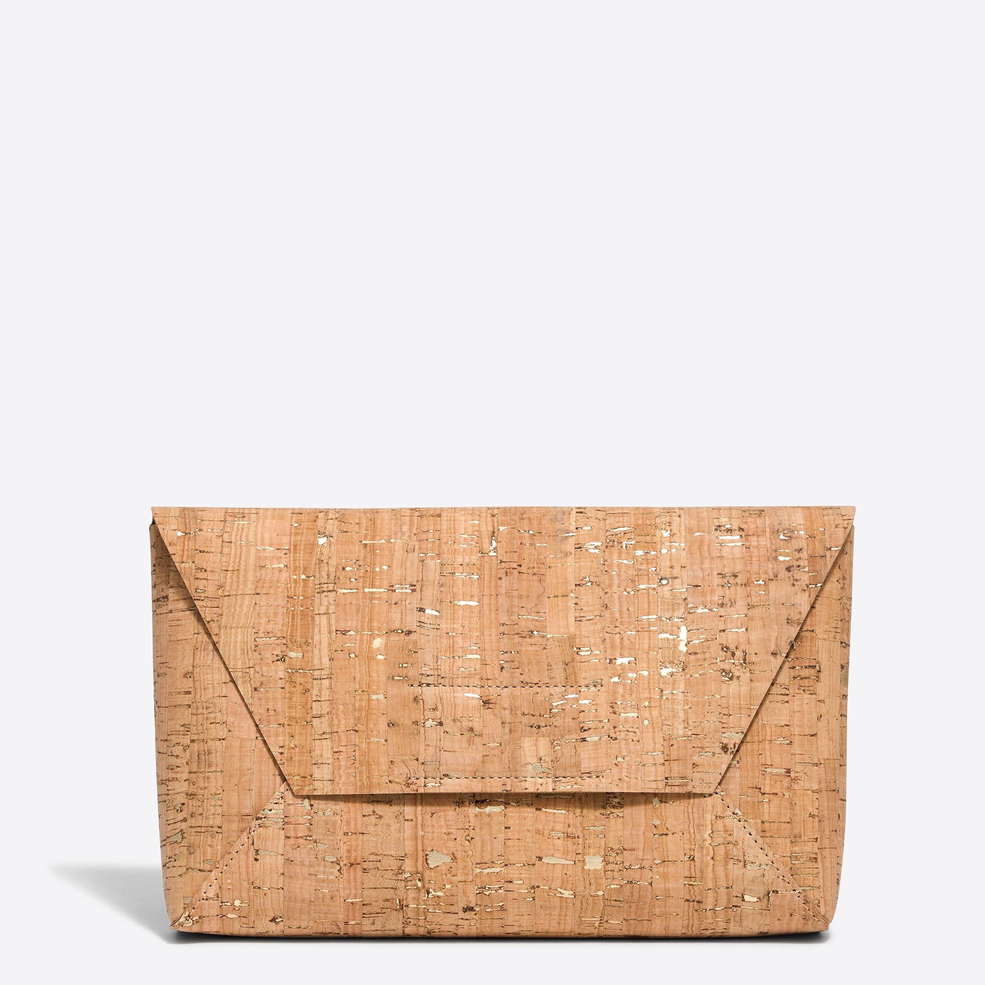 J.Crew Factory Cork envelope clutch