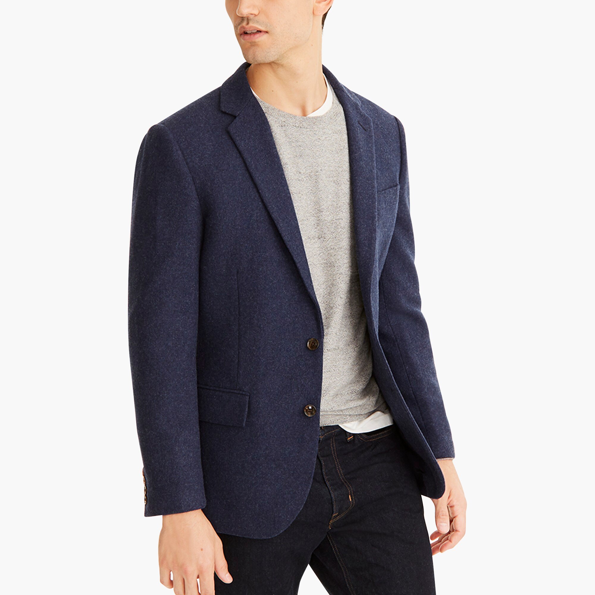 J.Crew Factory Thompson suit jacket in tweed wool