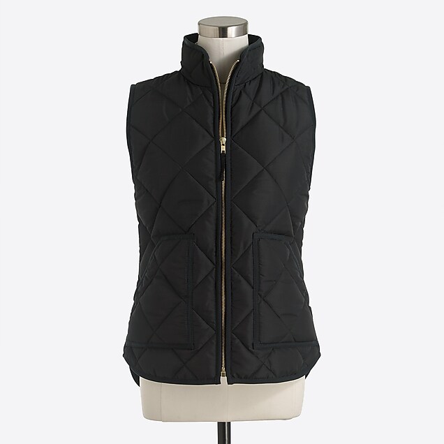 quilted puffer vest : factorywomen vests