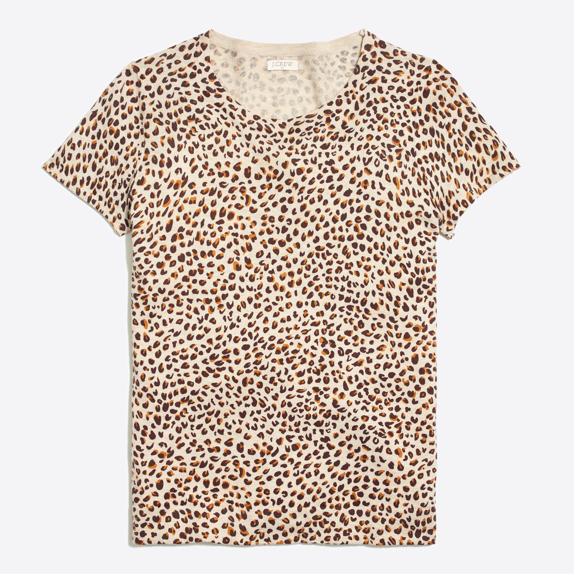 leopard print maternity sweater