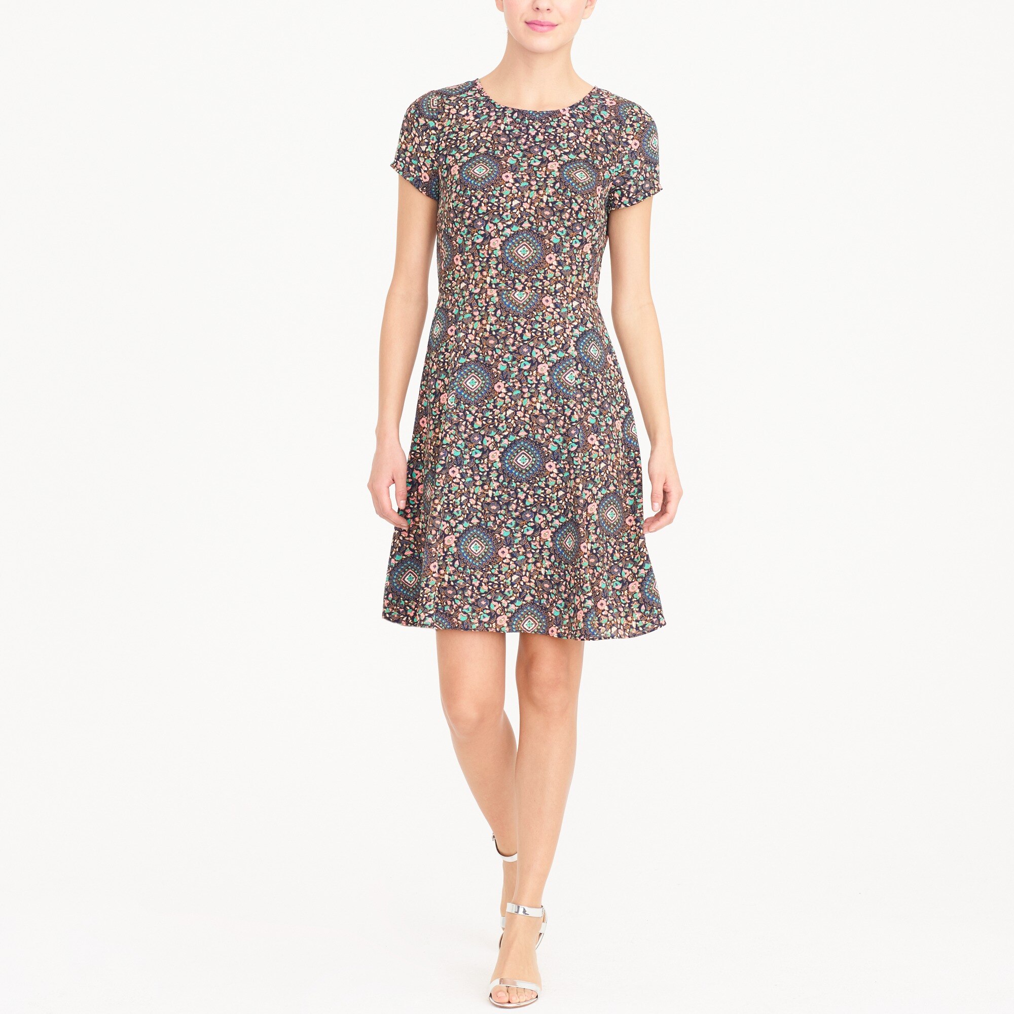 J.Crew Factory Shortsleeve flutter dress