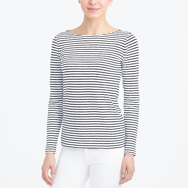 long-sleeve striped artist t-shirt : factorywomen knits & t-shirts