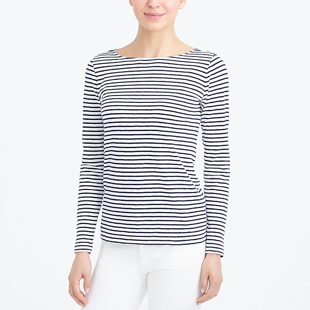 long-sleeve striped artist t-shirt : factorywomen knits & t-shirts