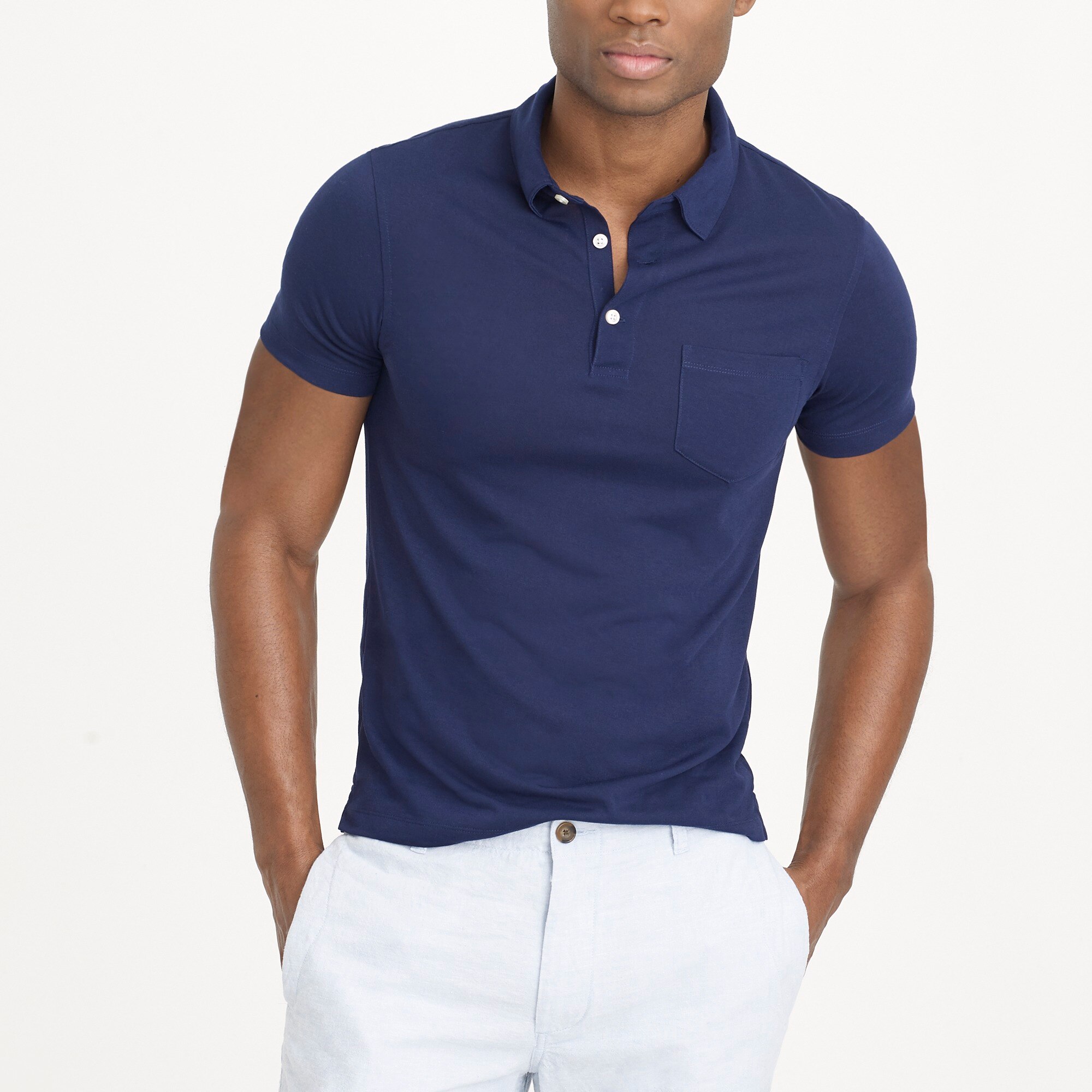 j crew golf shirts