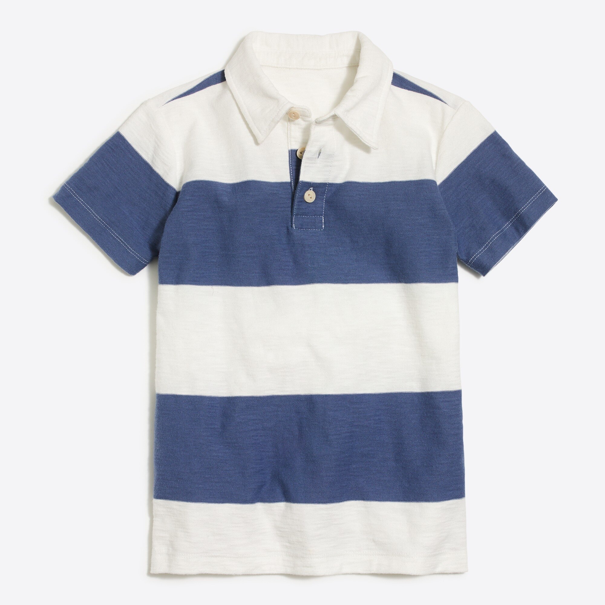 J.Crew Factory: Boys' short-sleeve rugby-stripe polo shirt