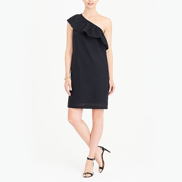 one-shoulder dress : factorywomen casual dresses