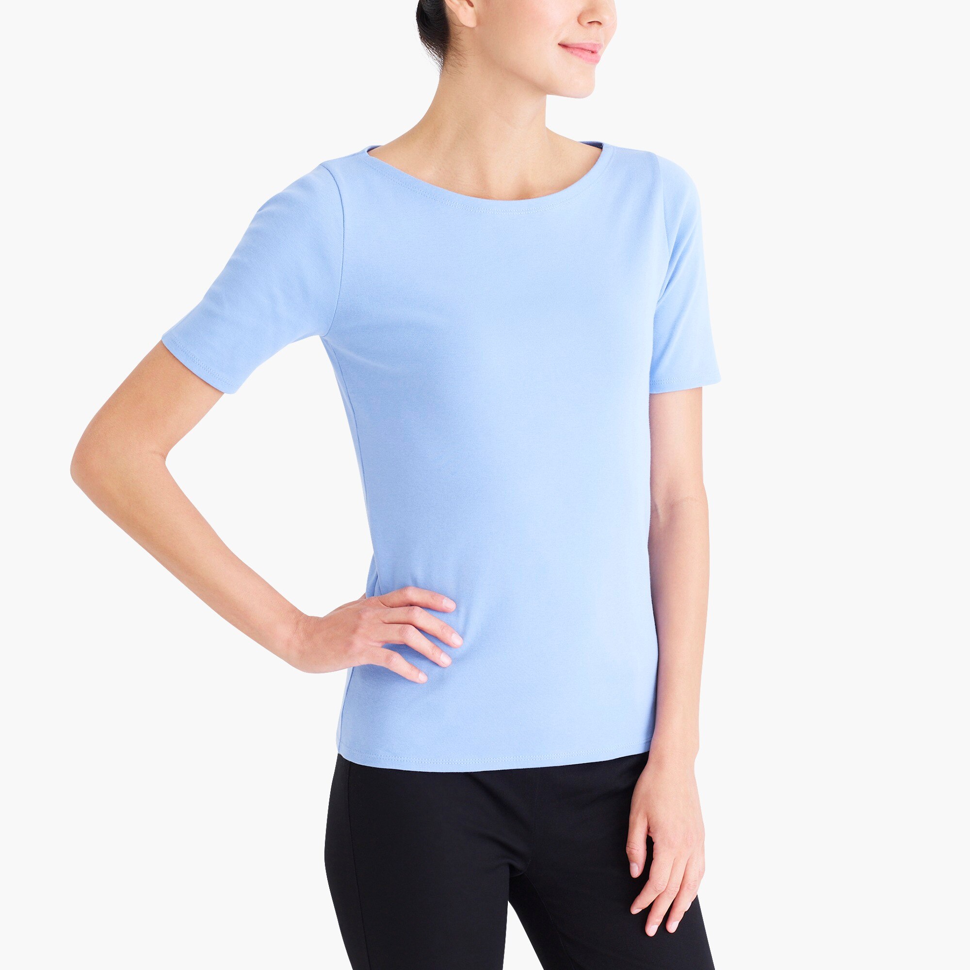 open neck t shirts