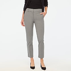 Slim cropped Ruby pant in stretch twill