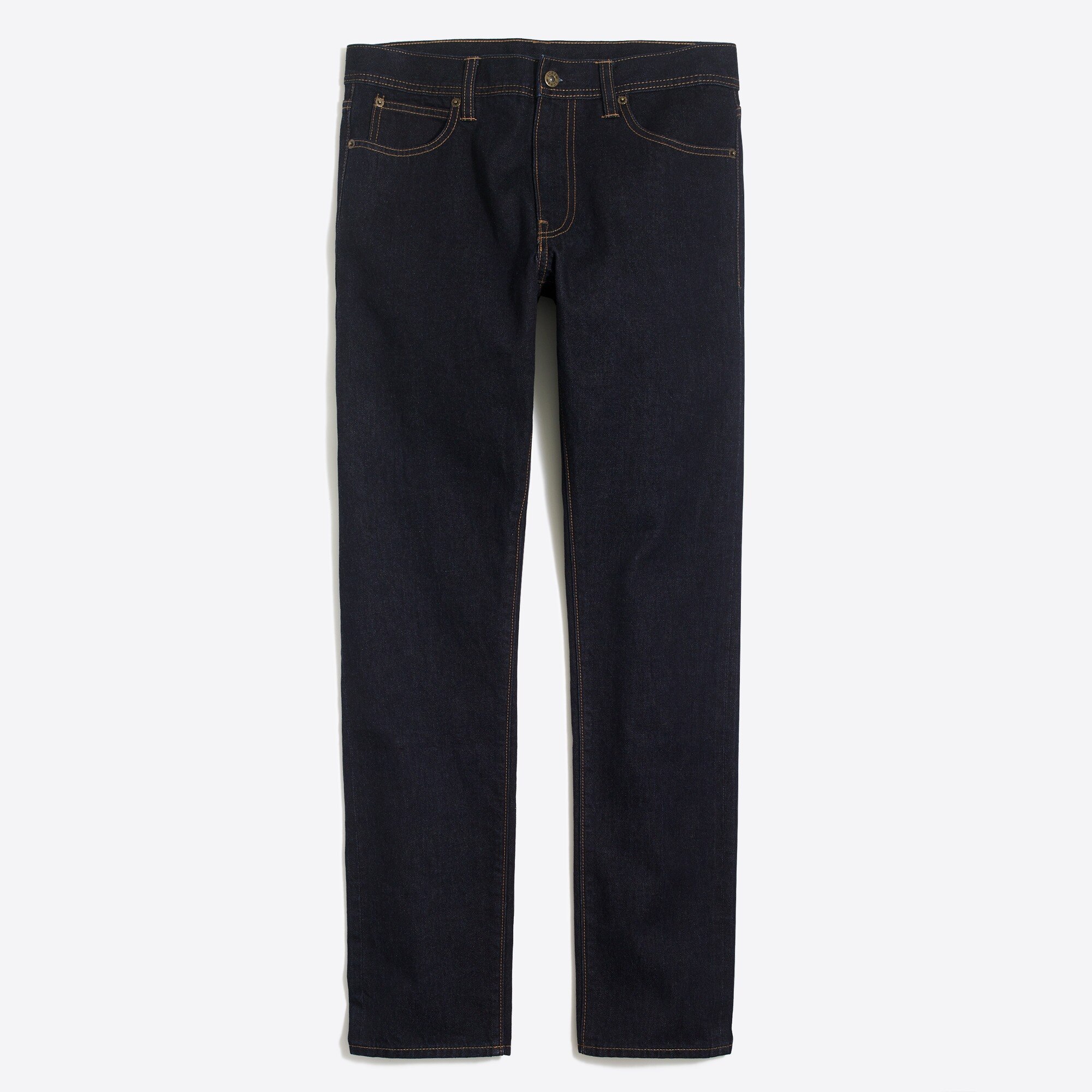 J.Crew Factory Straightfit selvedge jean in dark wash