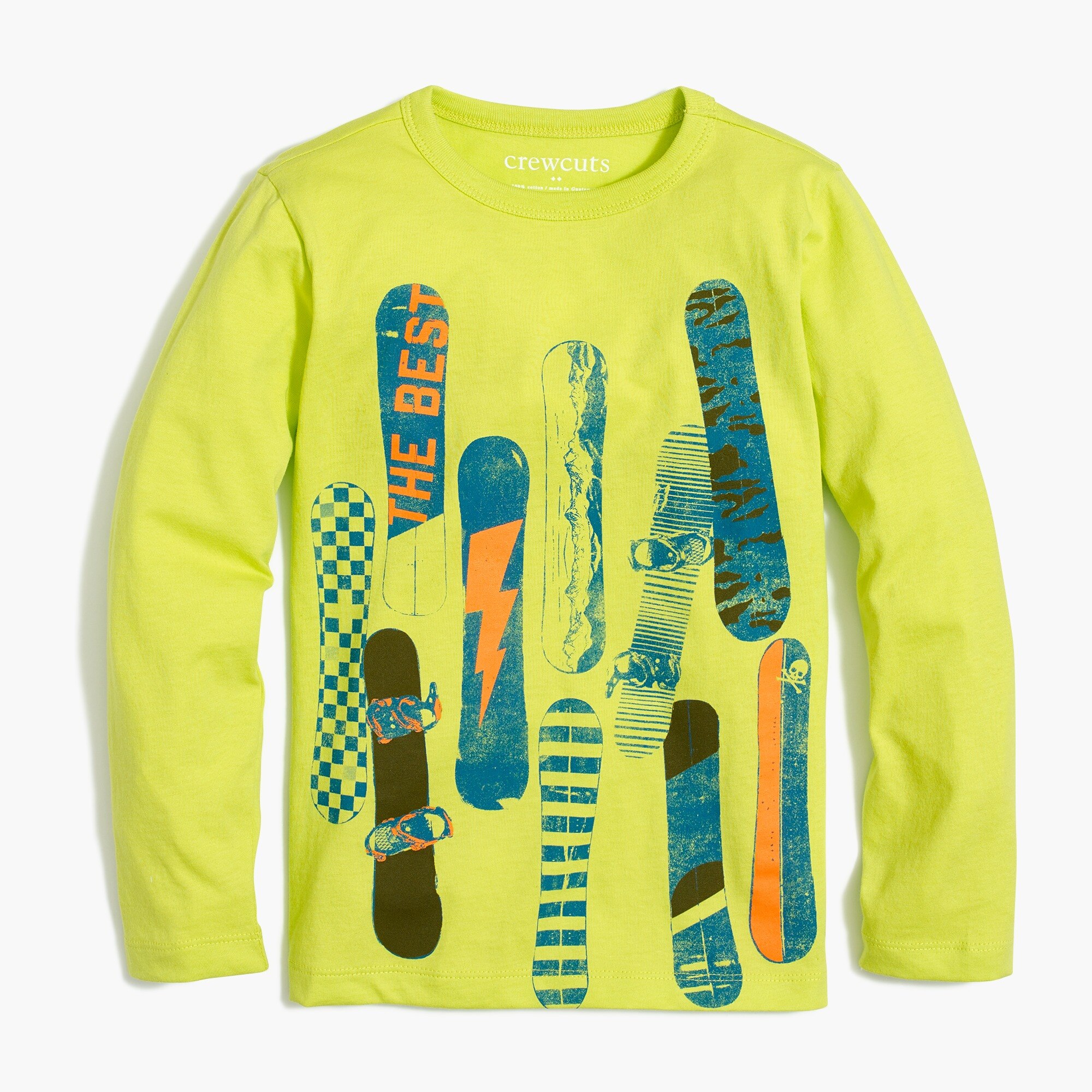 J.Crew Factory Boys' longsleeve snowboard graphic Tshirt