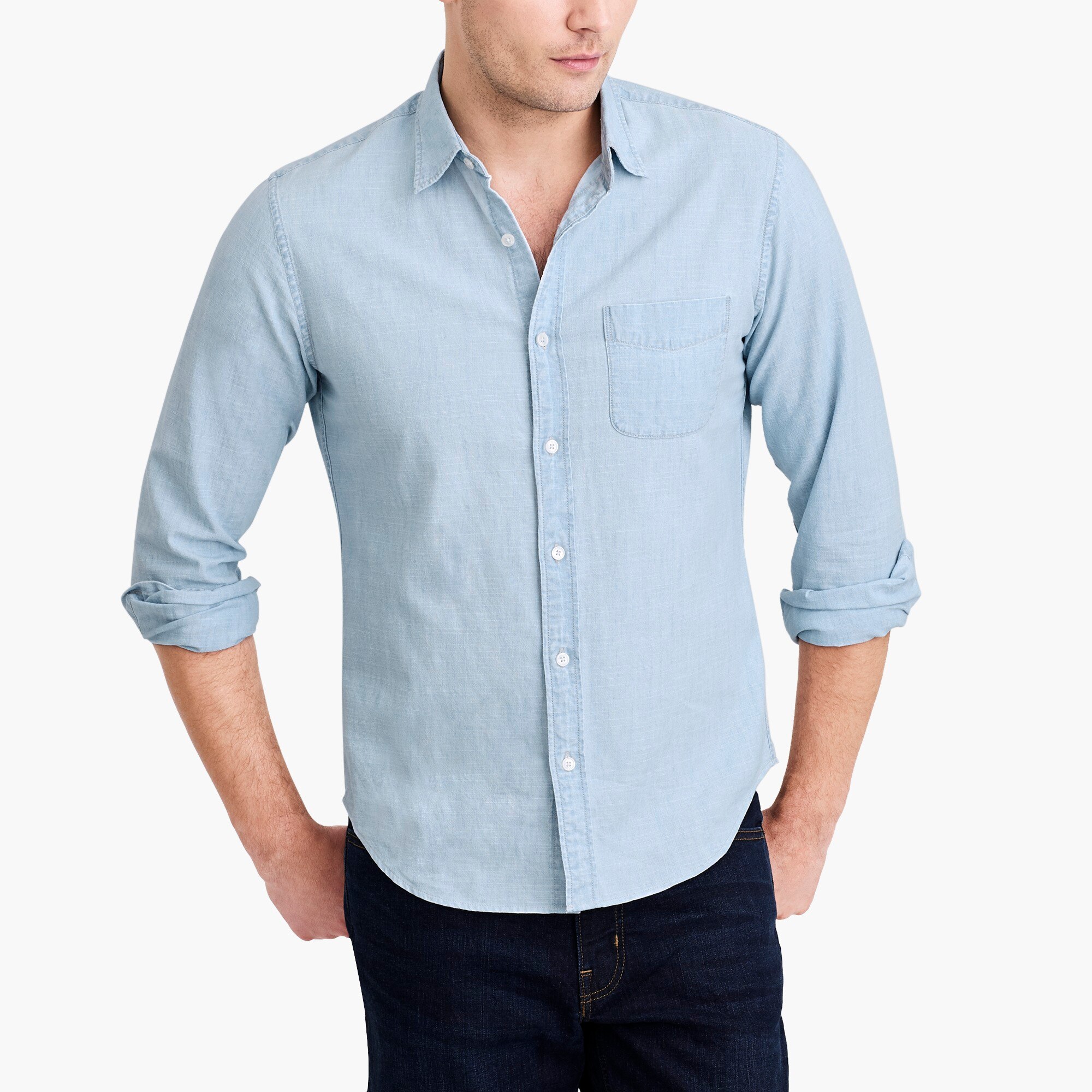j crew jean shirt