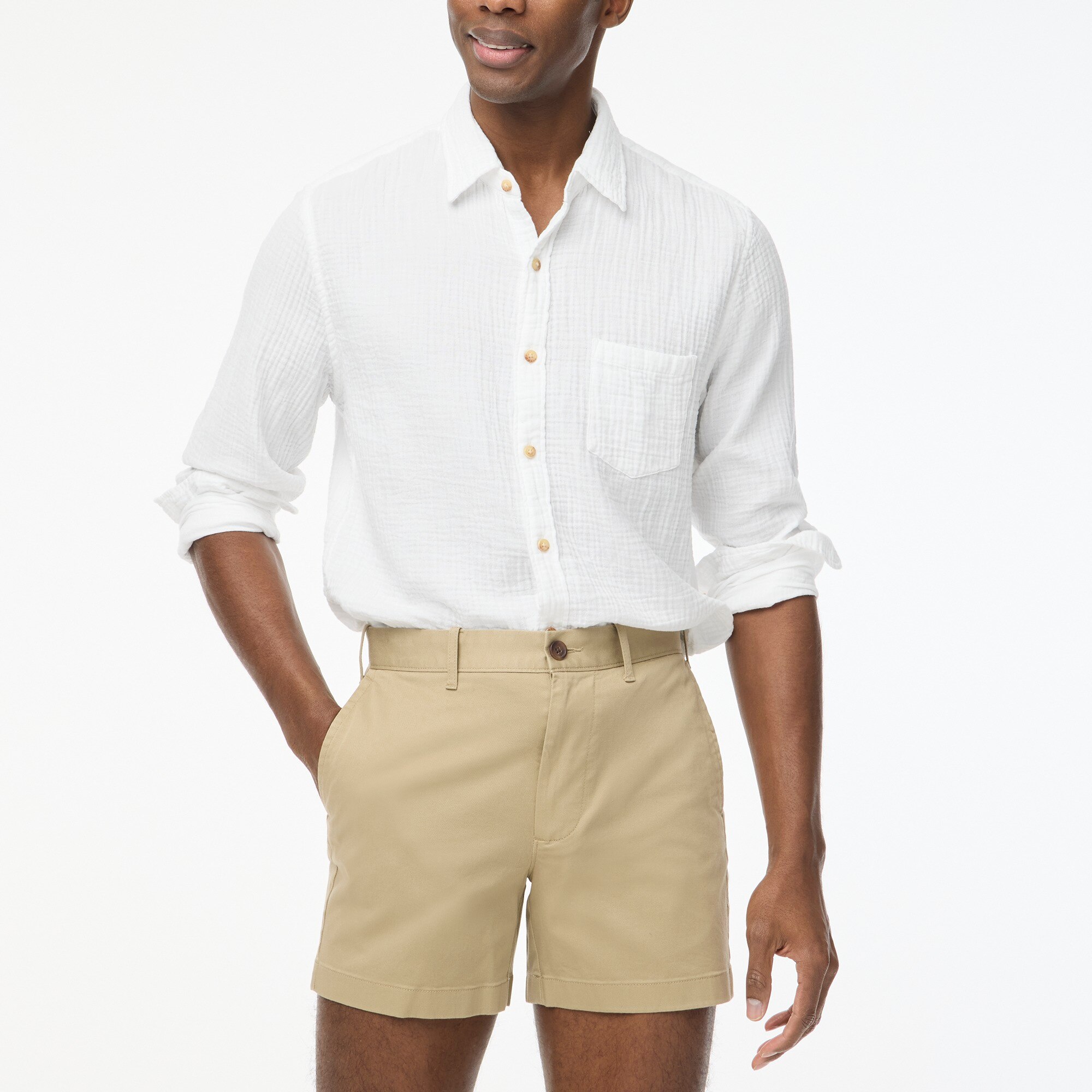 5" flex chino short