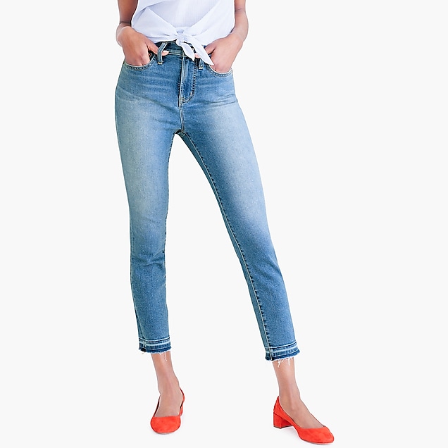 10" highest-rise skinny jean with let-down hem : factorywomen 10" highest rise skinny