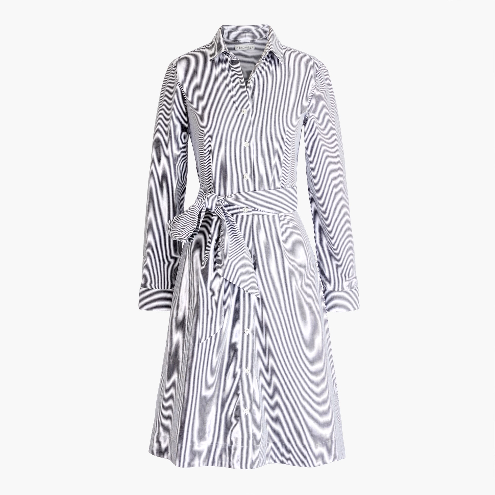 cotton poplin shirt dress