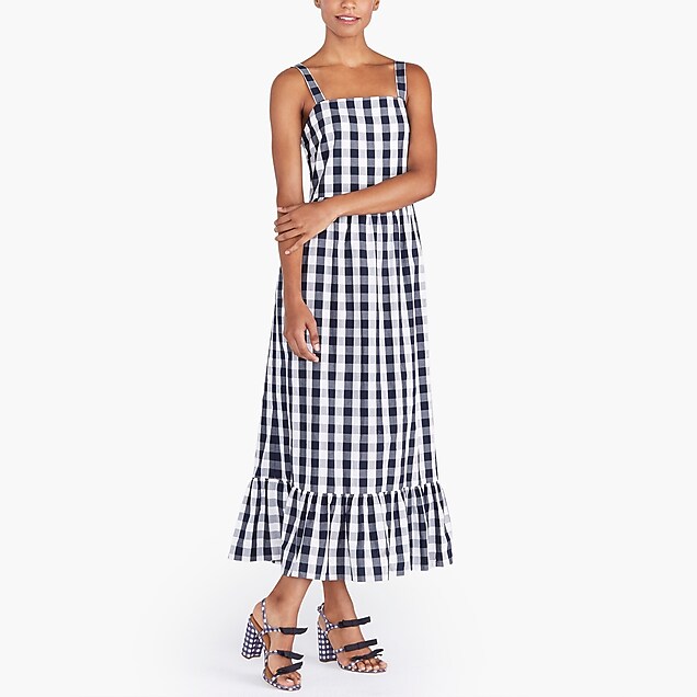 J.Crew Factory: Tiered maxi dress in organic cotton