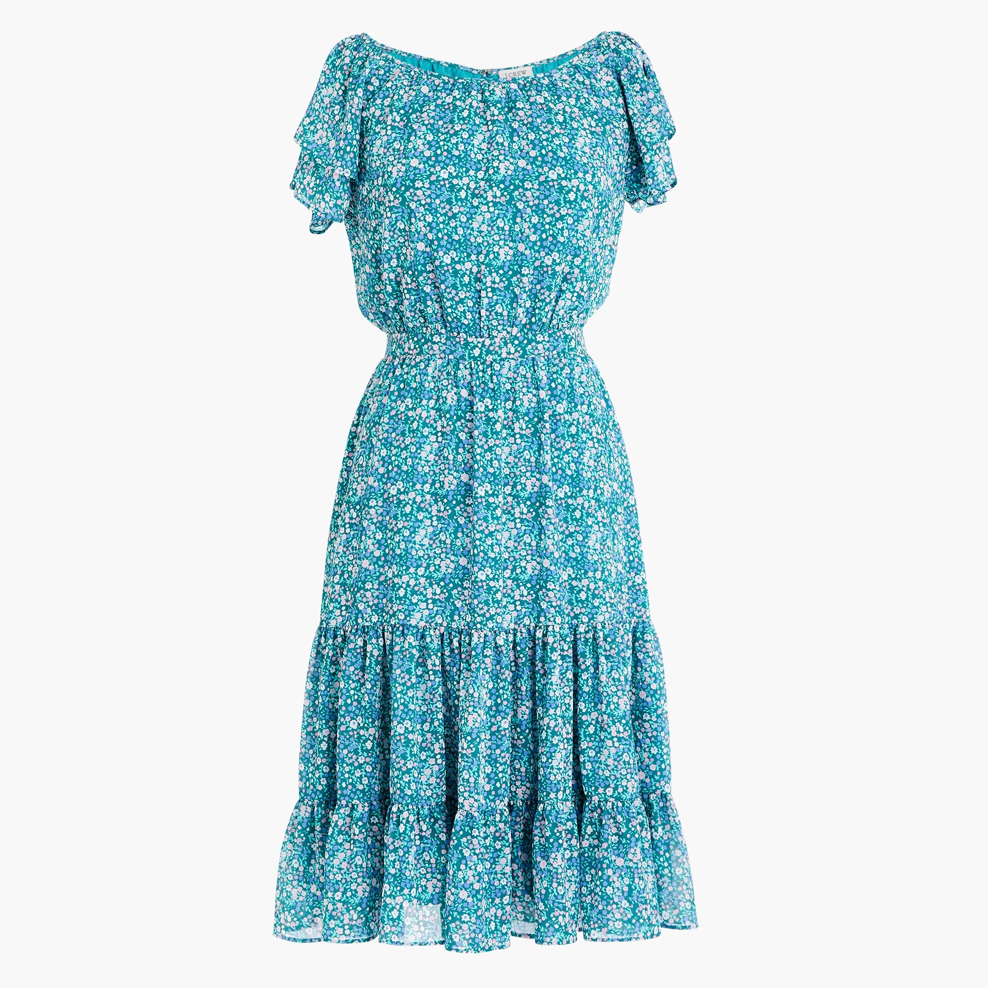 J.Crew Factory Tiered midi dress